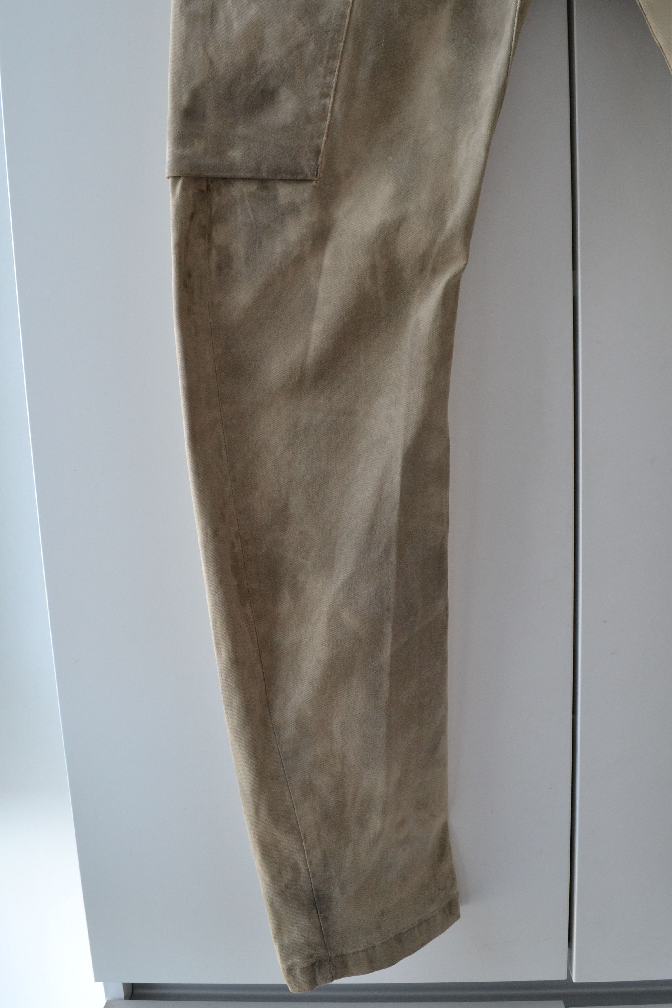 Stone Island STONE ISLAND Cargo Pants Cotton Distressed Trousers Size US 33 - 7 Thumbnail
