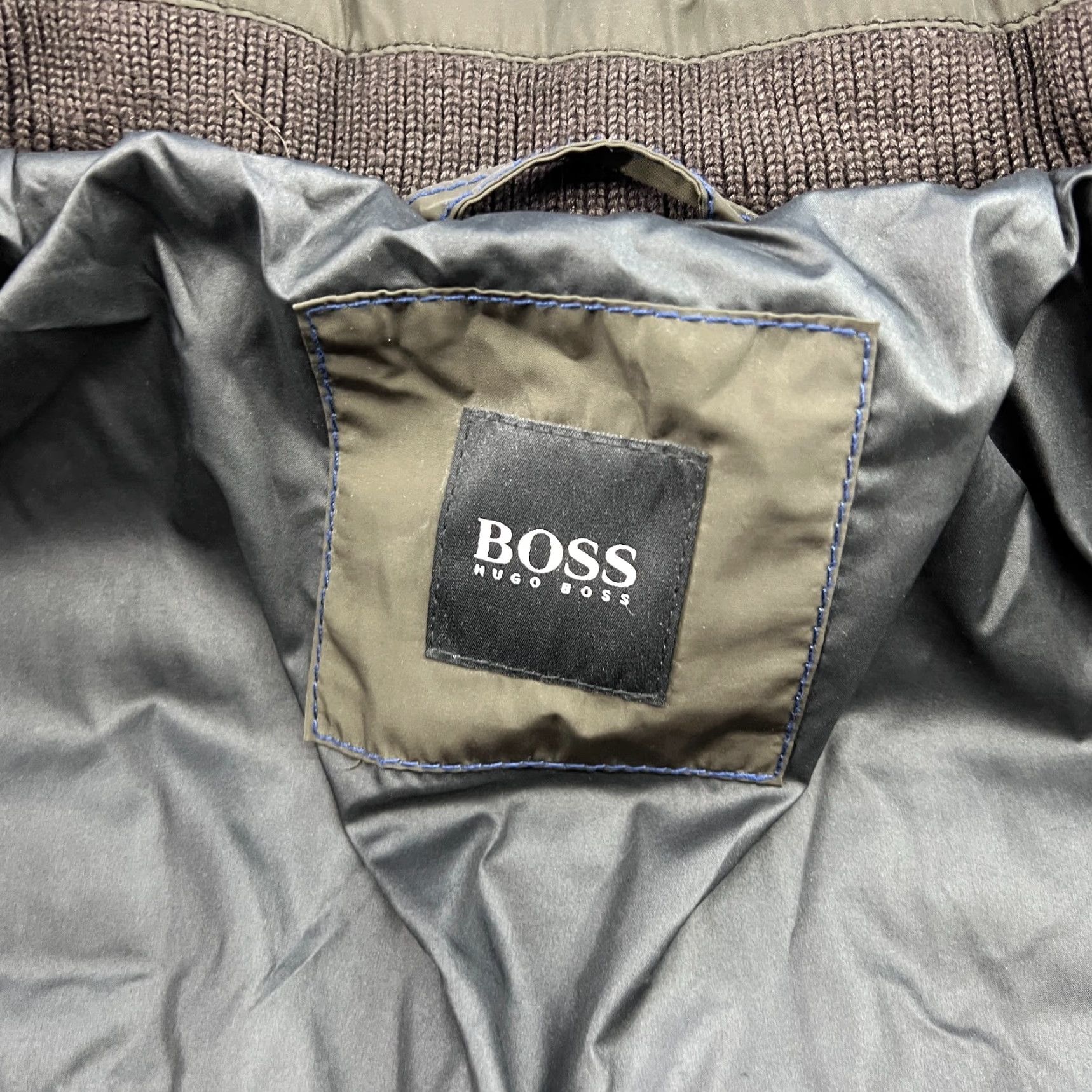 Hugo Boss HUGO BOSS Jacket Mens Size 50 Down Olive Green Khaki Parka Full Zip Hooded Size US M / EU 48-50 / 2 - 6 Thumbnail