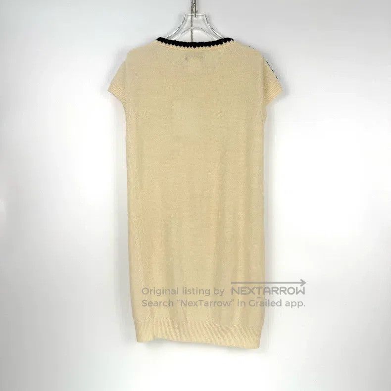 Chanel Chanel Beige shoulder button wool dress Size XS / US 0-2 / IT 36-38 - 4 Thumbnail