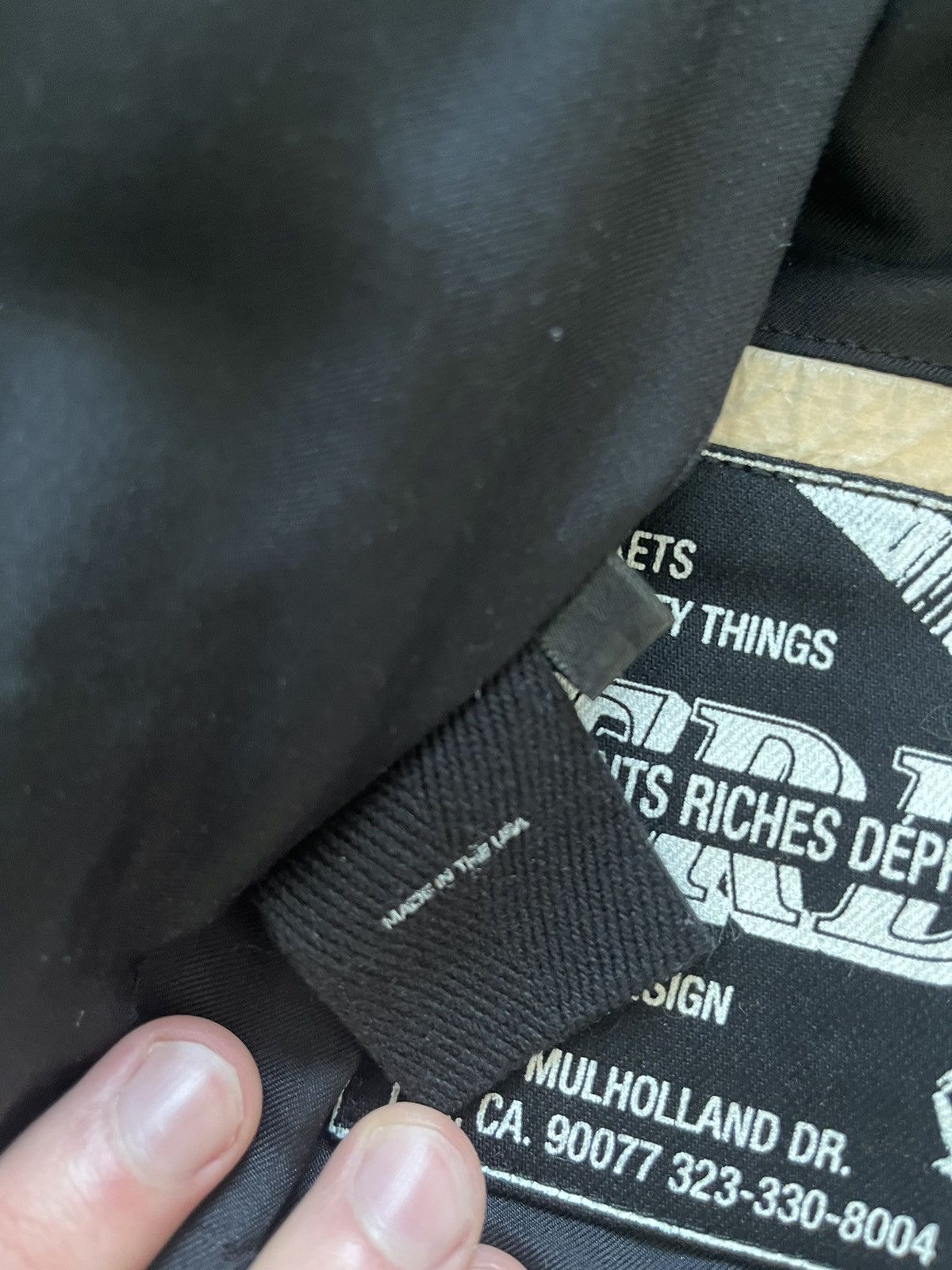 Enfants Riches Deprimes Enfants Riches Deprimes Cream Painted Leather Jacket Size US M / EU 48-50 / 2 - 11 Thumbnail