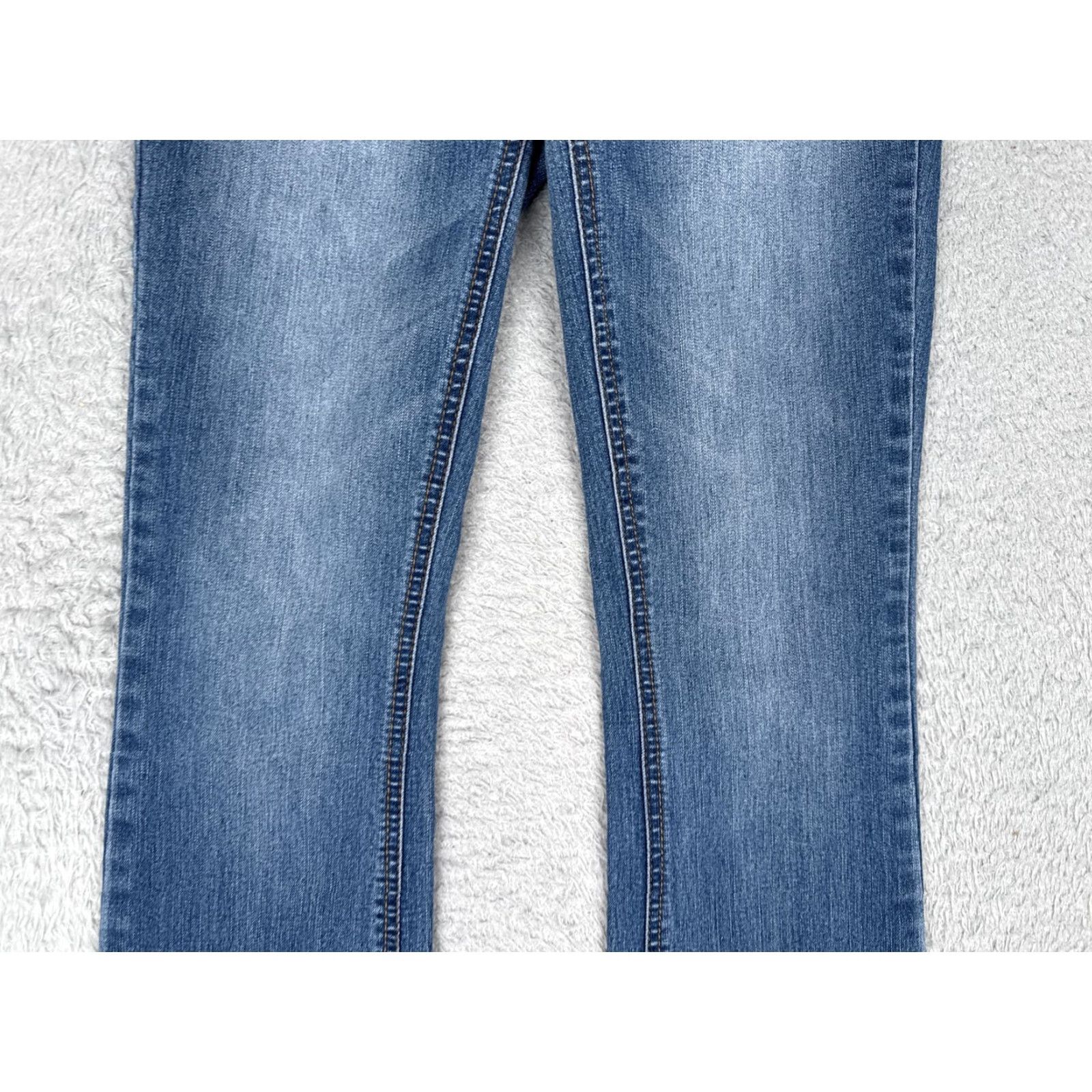 Vintage Wallflower Jeans Womens 0 Regular Blue Luscious Curvy Fit Bootcut Stretch Denim Size 25" / US 0 / IT 36 - 3 Thumbnail