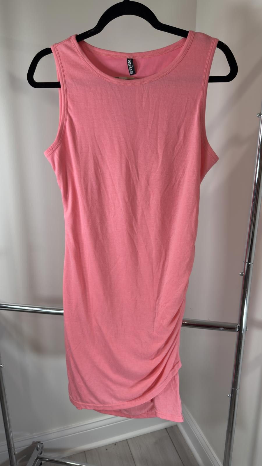 Designer BTFBM Pink Sleeveless Dress Size M / US 6-8 / IT 42-44 - 1 Thumbnail