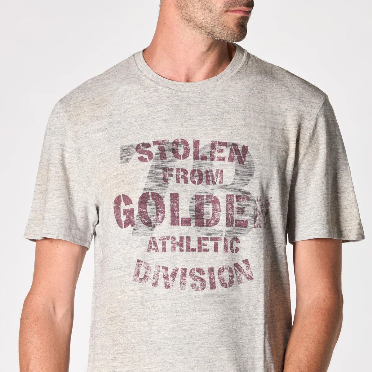 Golden Goose o1s22i1n1224 Vintage Print T-Shirt in Grey Size US M / EU 48-50 / 2 - 1 Thumbnail