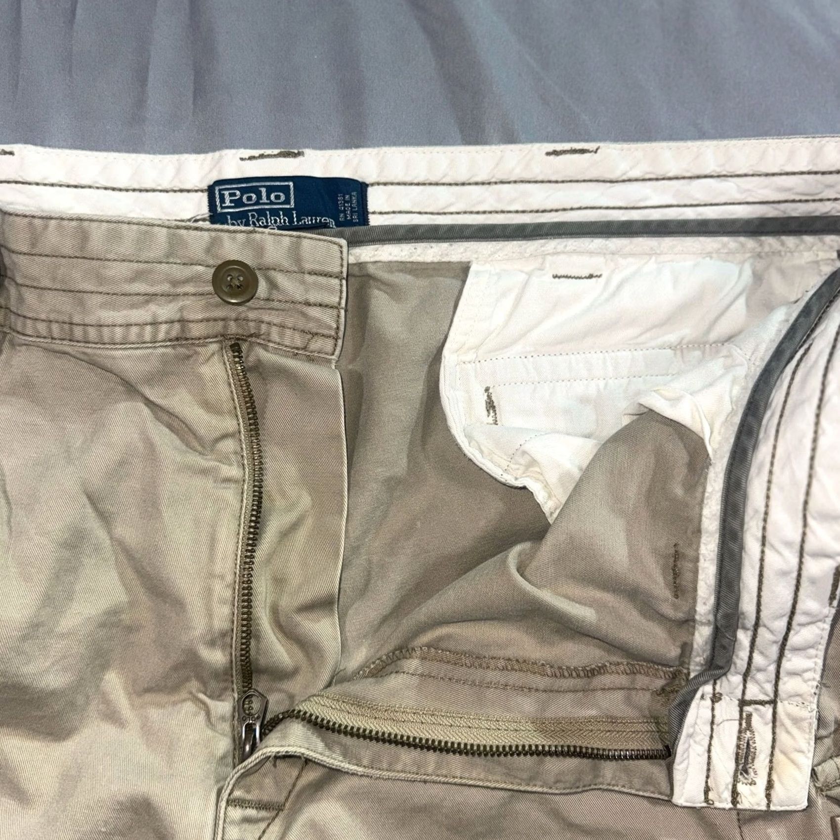 Polo Ralph Lauren VINTAGE Polo Ralph Lauren Paratrooper Cargo Shorts Khaki Tan Size 42 Men Beig e Casual Size US XL / EU 56 / 4 - 3 Thumbnail