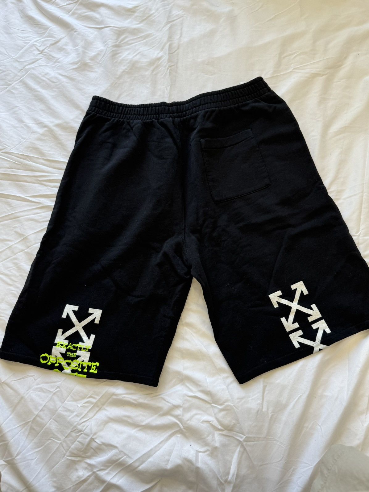 Off-White Off White Black shorts Size US 41 - 2 Thumbnail