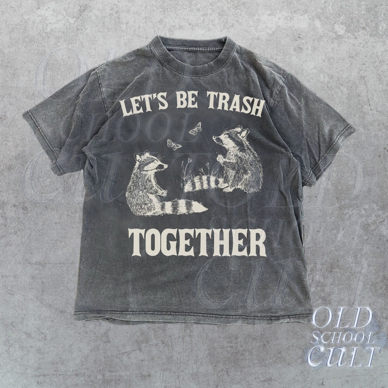 The Unbranded Brand Lets Be Trash Together Retro T-Shirt Size US M / EU 48-50 / 2 - 1 Thumbnail
