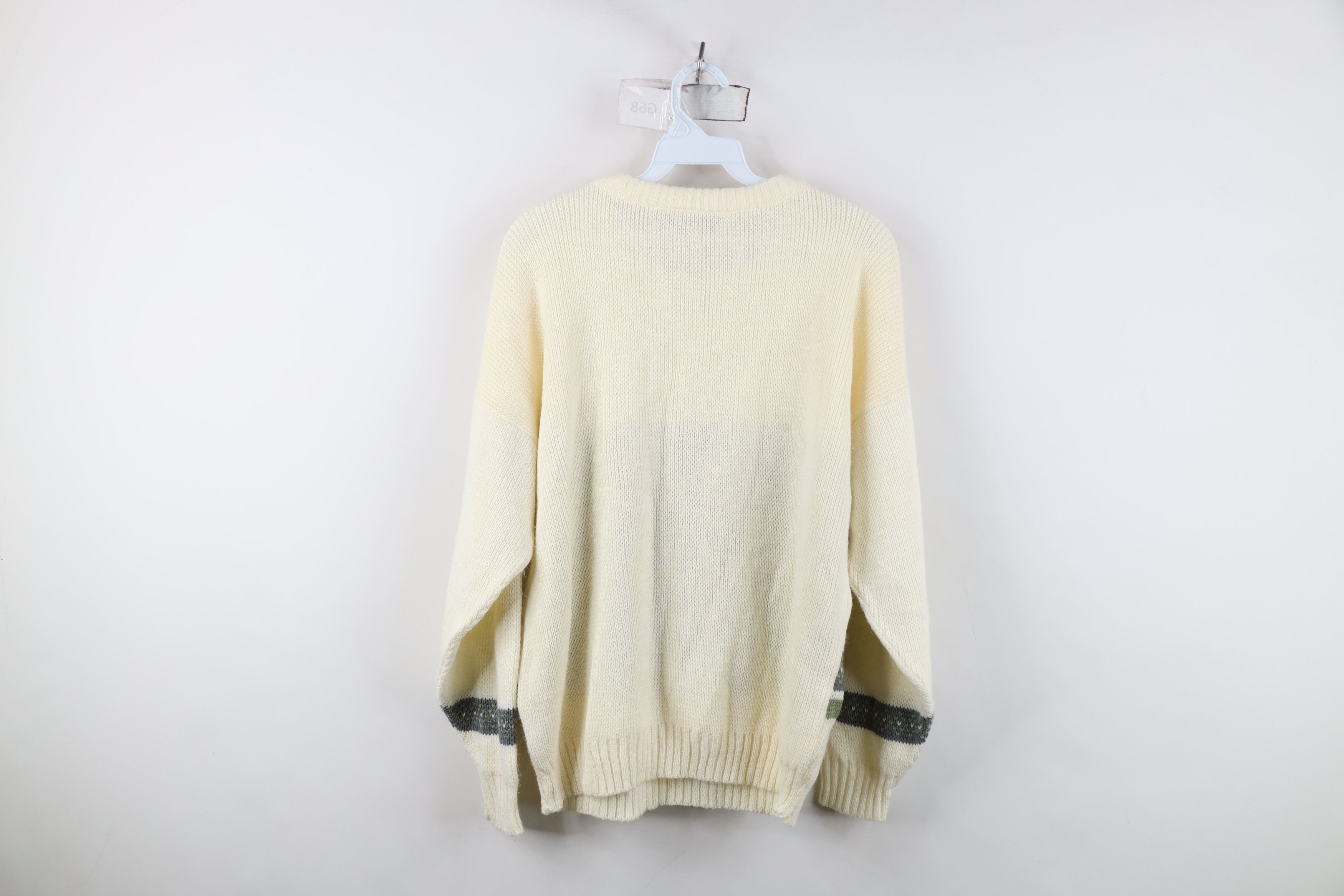 Vintage Vintage 90s Streetwear Art Geometric Knit Sweater USA Size M / US 6-8 / IT 42-44 - 8 Thumbnail