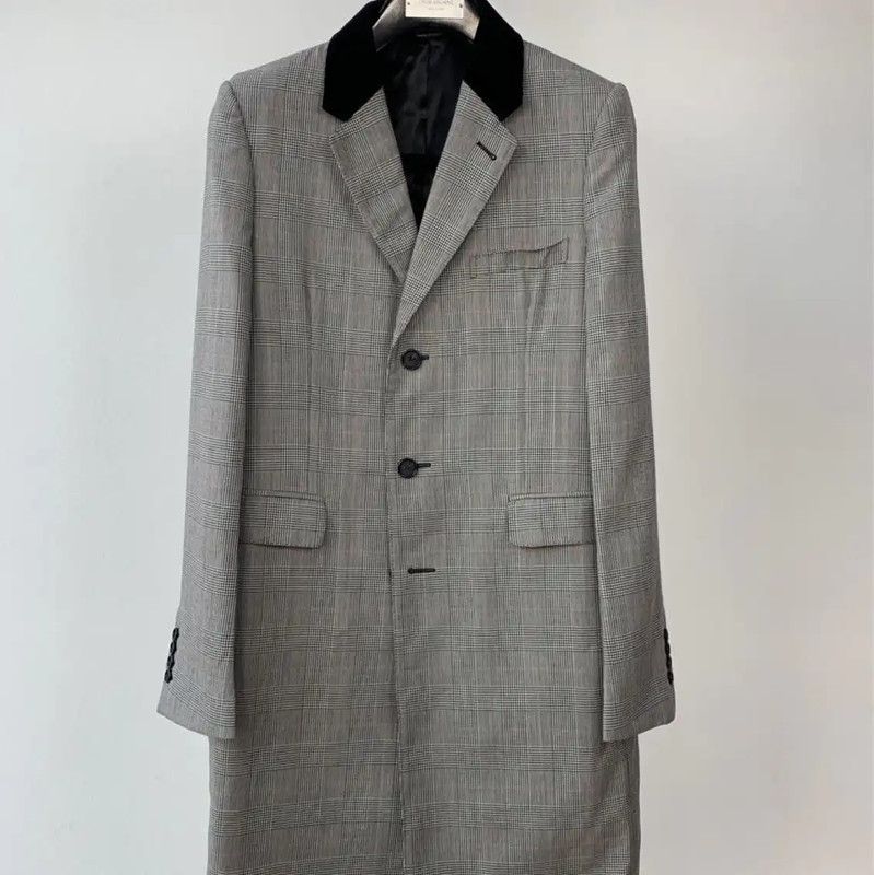 Alexander McQueen Alexander McQueen Gray Wool Men's Overcoat 0089 Size US M / EU 48-50 / 2 - 1 Thumbnail