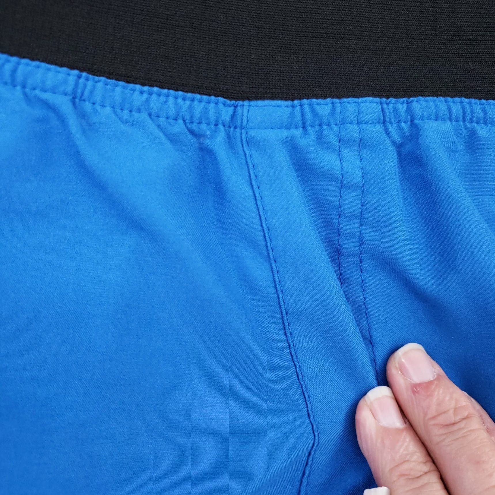 Prana Prana Swim Trunks Mens M Medium Blue Low Rise 8" UPF 50+ Pull On Beach Swimwear Coastal UV-Protection Beachwear Trunks Men's Blue 8" 50+ UPF Size US 31 - 5 Thumbnail