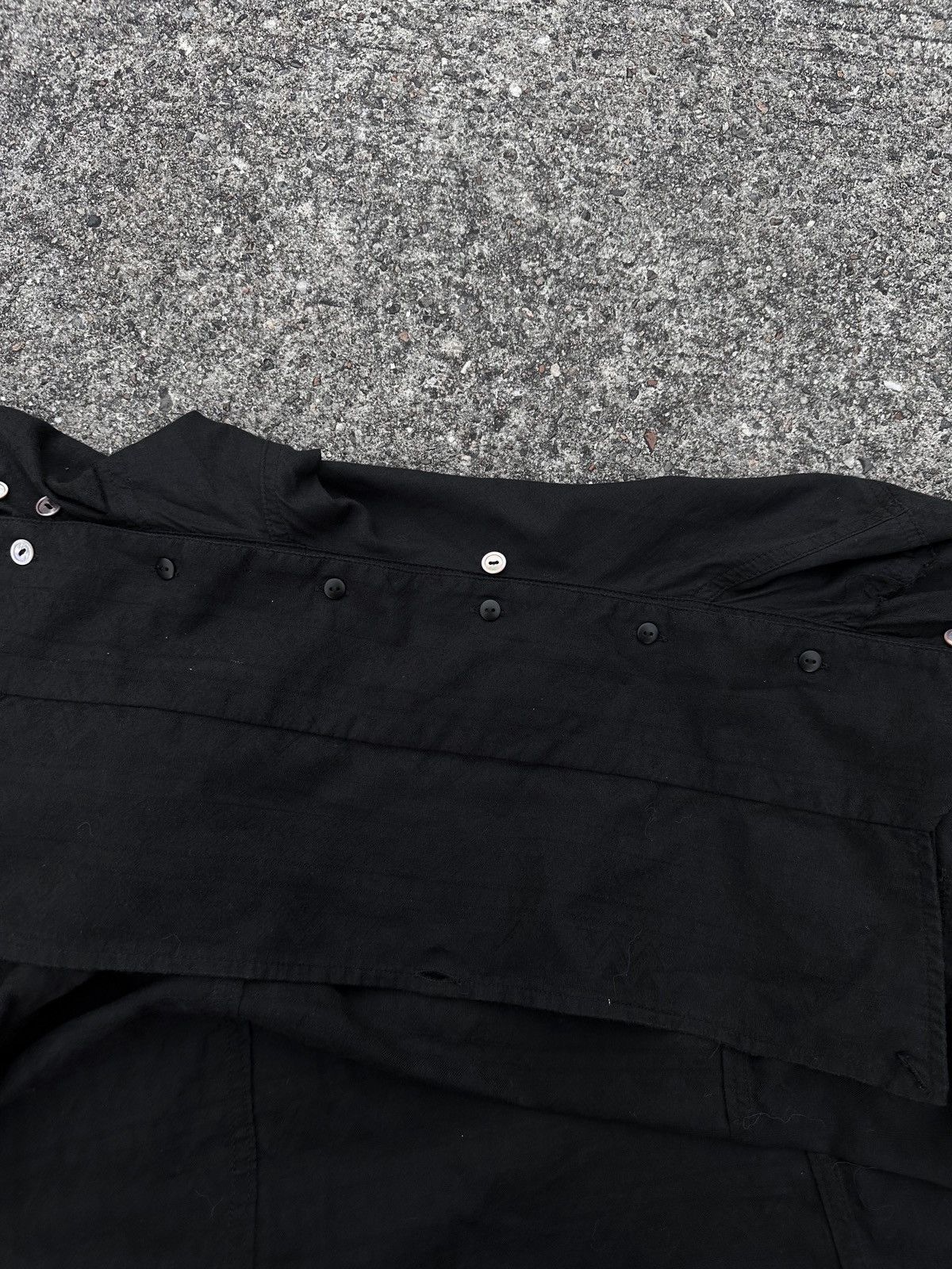 If Six Was Nine × Le Grande Bleu (L.G.B.) L.G.B. Black Distressed Long Shirt Size US S / EU 44-46 / 1 - 21 Thumbnail