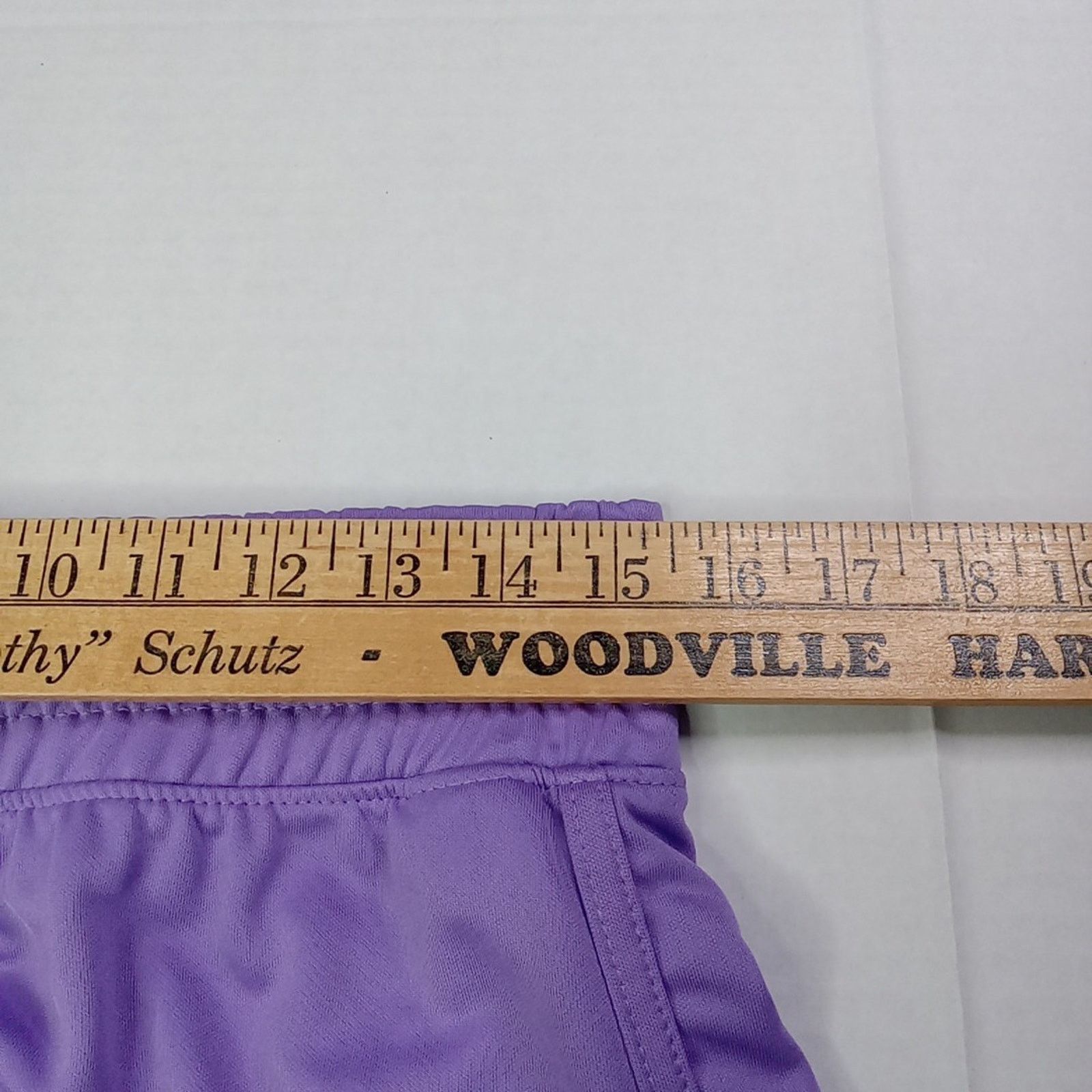 Adidas Adidas Women's Pacer Knit High-Rise Shorts Size M Purple Size 32" / US 10 / IT 46 - 4 Thumbnail