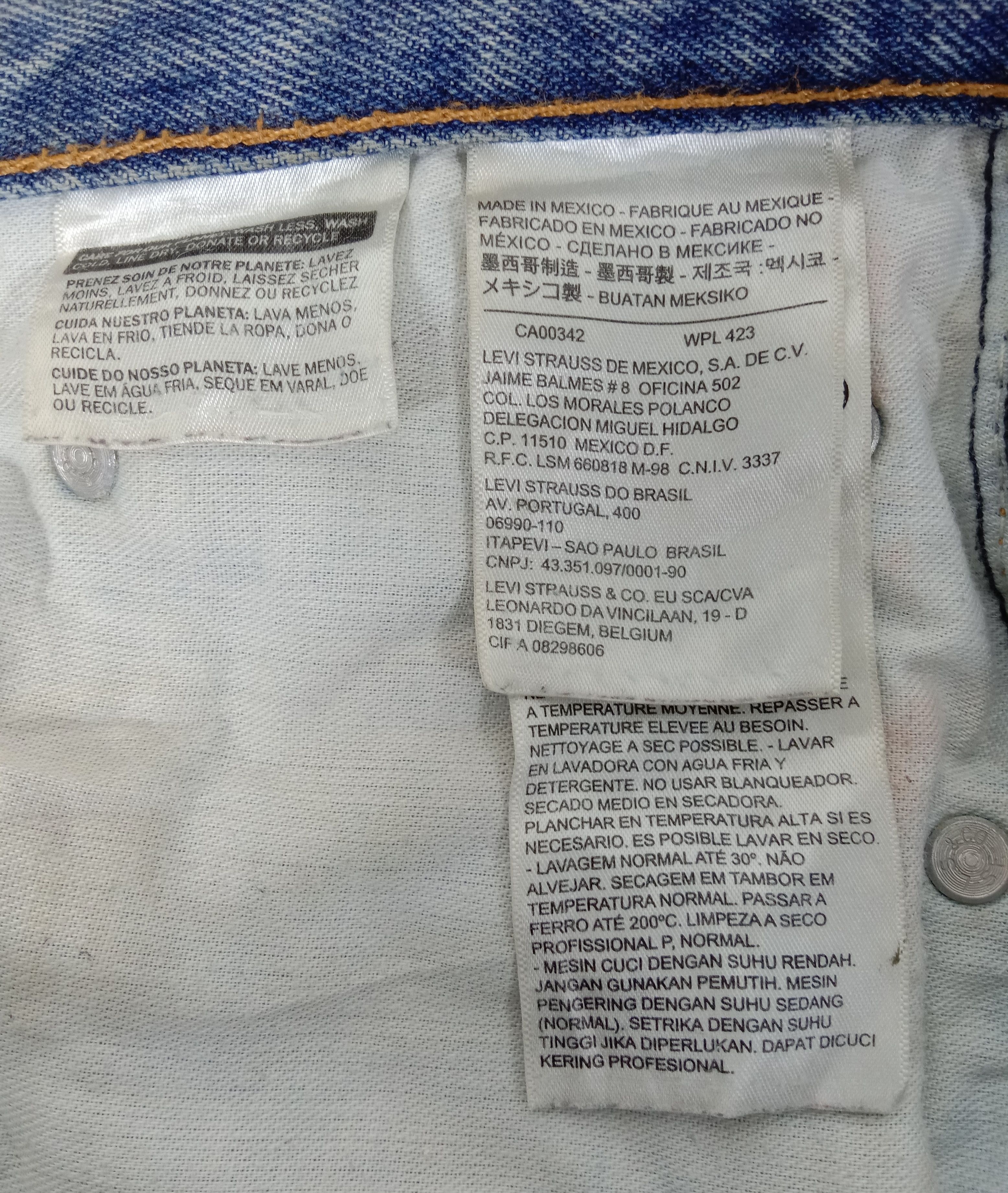 Levi's Vintage Levi's 550 Jeans Dirty Wash Distressed Denim Size US 32 / EU 48 - 14 Thumbnail