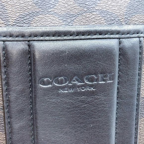 Coach Coach Signature Crossbody Messenger Bag in Black and Brown Size ONE SIZE - 8 Thumbnail