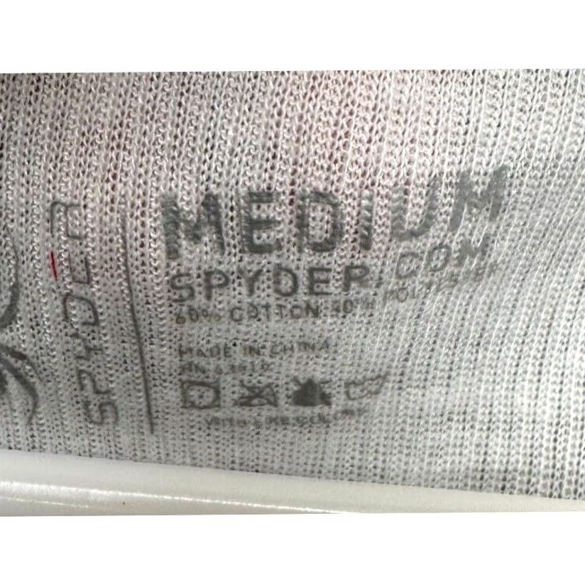 Spyder Spyder Shirt Tank Top Mens M White Ribbed Undershirt Sleeveless Crew Neck Logo Cotton Blend EUC Size US M / EU 48-50 / 2 - 4 Thumbnail