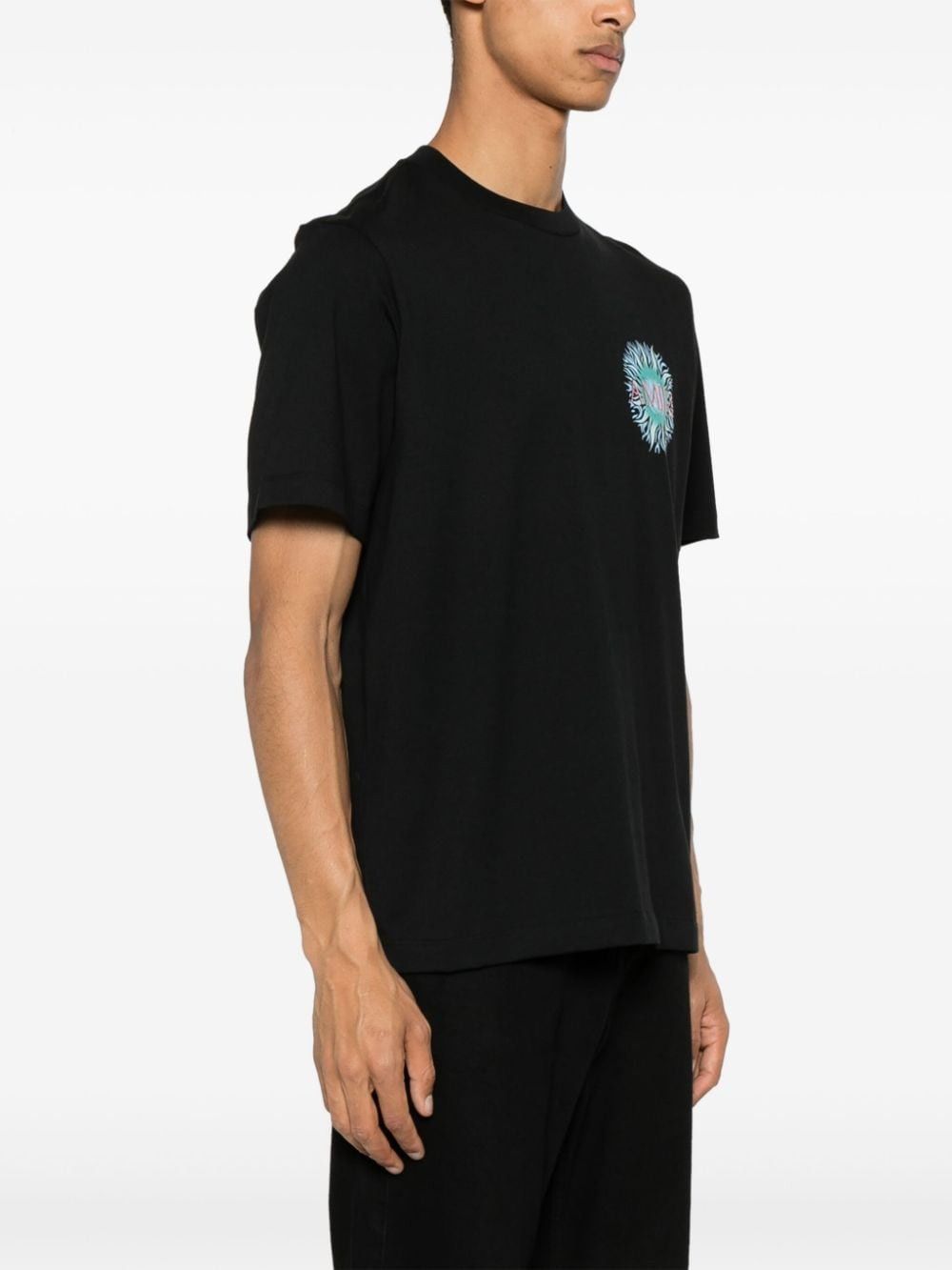 Amiri o1s1wg110625 Logo Sun T-Shirt in Black Size US XL / EU 56 / 4 - 4 Thumbnail