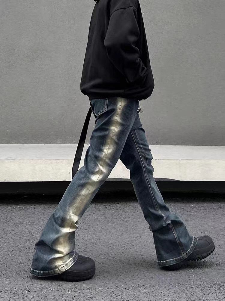 Japanese Brand × Jean Vintage wash gradient bootcut jeans Size US 32 / EU 48 - 2 Thumbnail