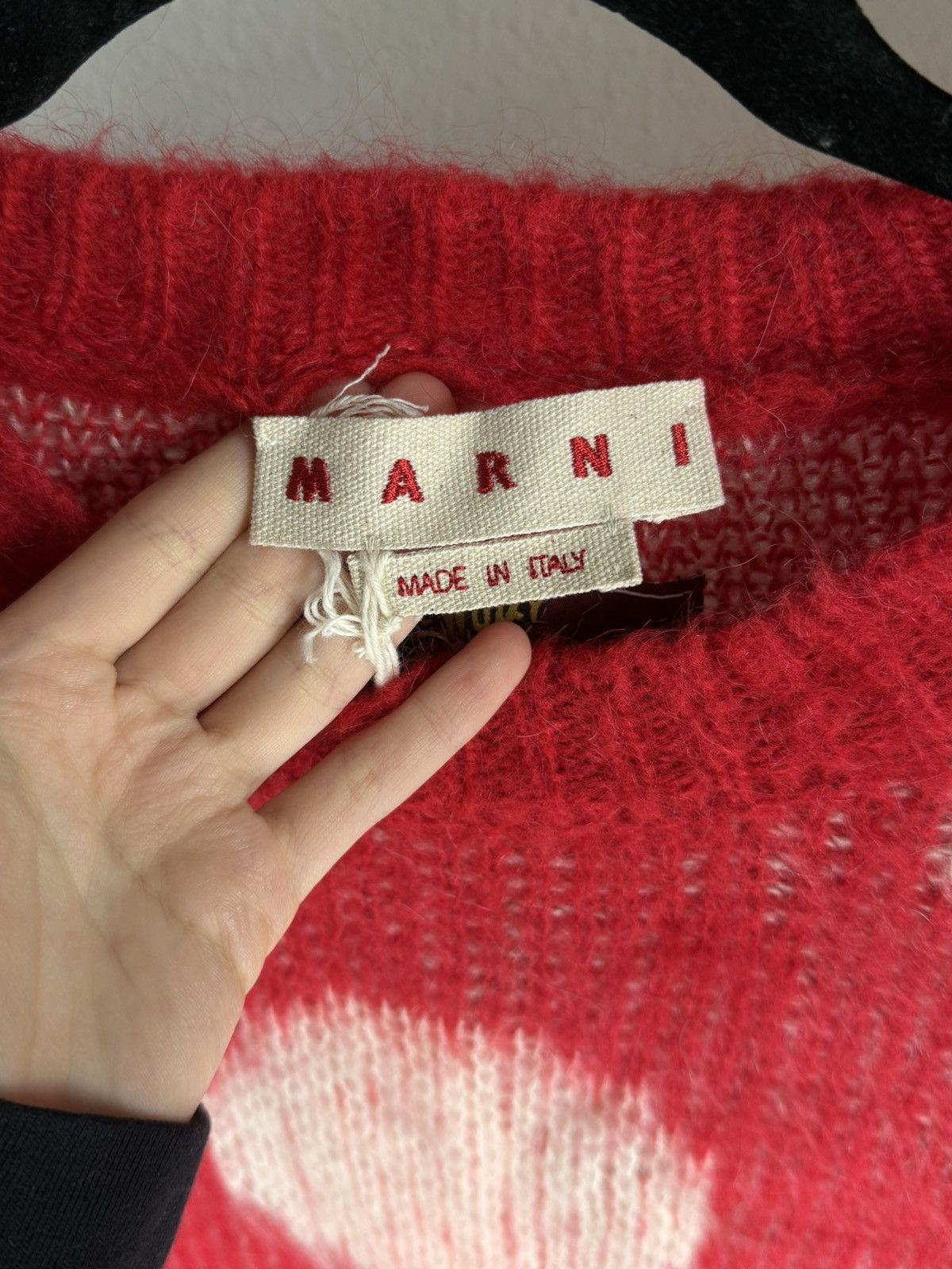 Marni Marni Brushed Dots Fuzzy Wuzzy Sweater size XL Size US XL / EU 56 / 4 - 3 Thumbnail
