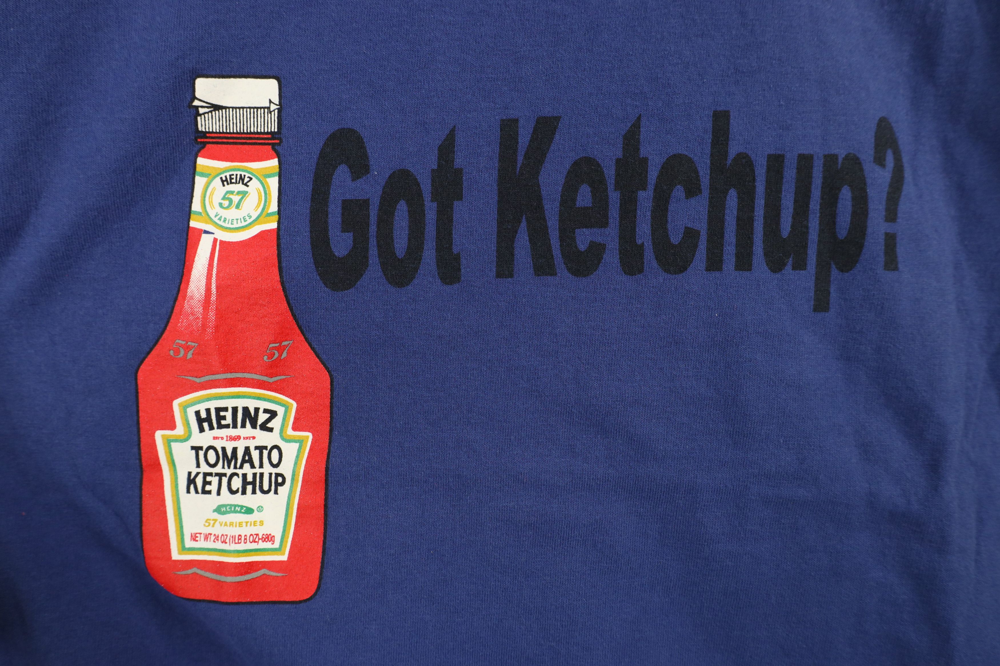 Vintage Vintage 90s Y2K Tomato Ketchup Got Ketchup T-Shirt Blue Size US S / EU 44-46 / 1 - 4 Thumbnail