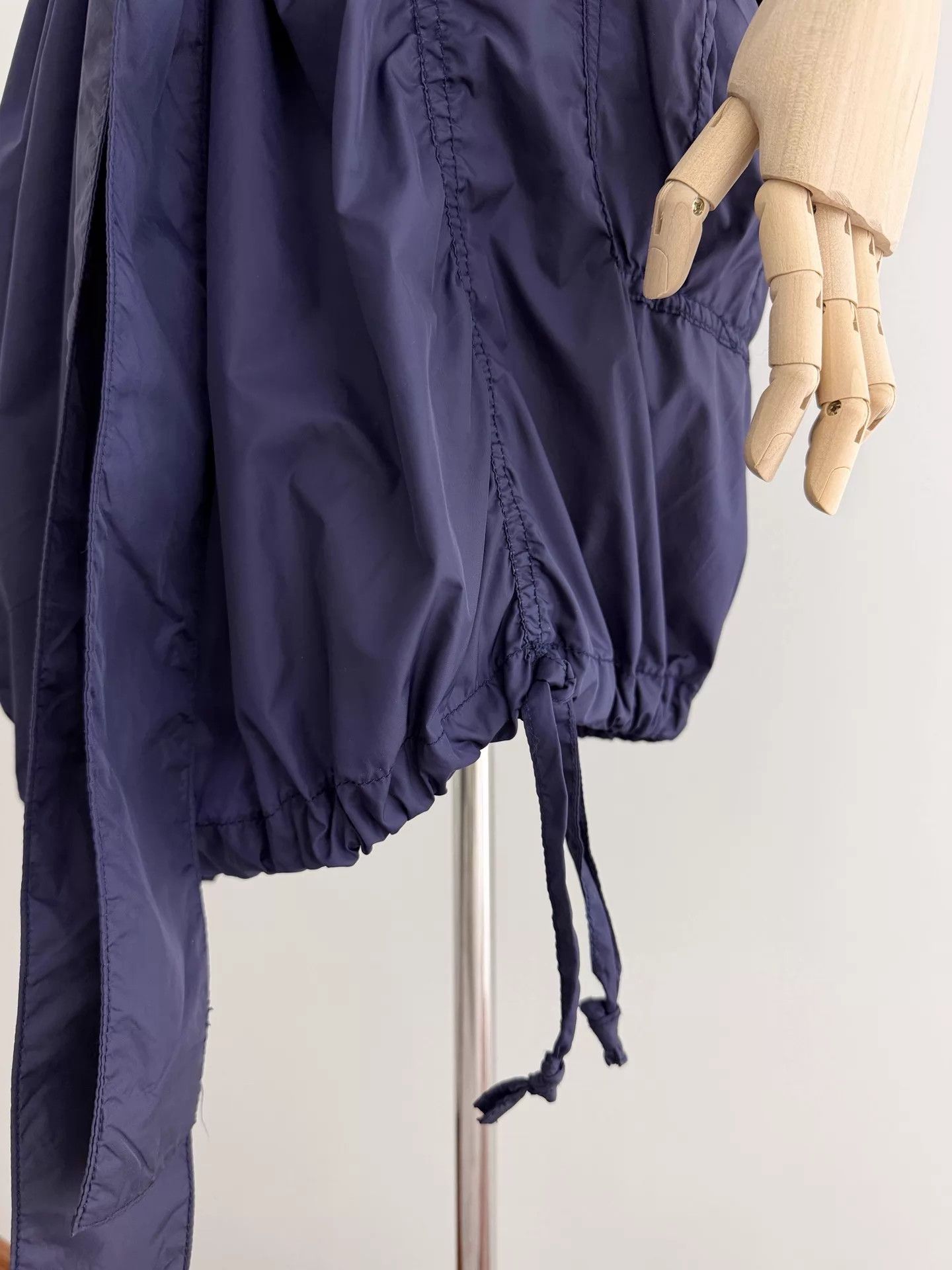 Comme des Garcons CDG Balloon Skirt Cotton-Nylon Drawstring Double Layer Size 27" / US 4 / IT 40 - 8 Thumbnail