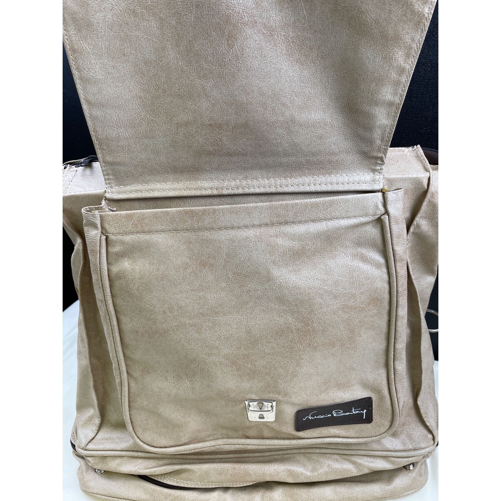 Other Nuccio Bentory Unisex Beige Travel Bag/Carry on bag SKU 5081 Size ONE SIZE - 11 Thumbnail