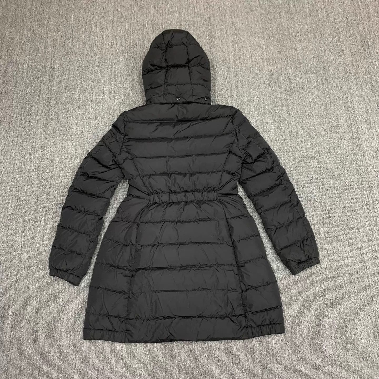 Moncler Moncler Black Long Down Coat 2 9/10 Hat Stain Size M / US 6-8 / IT 42-44 - 2 Thumbnail
