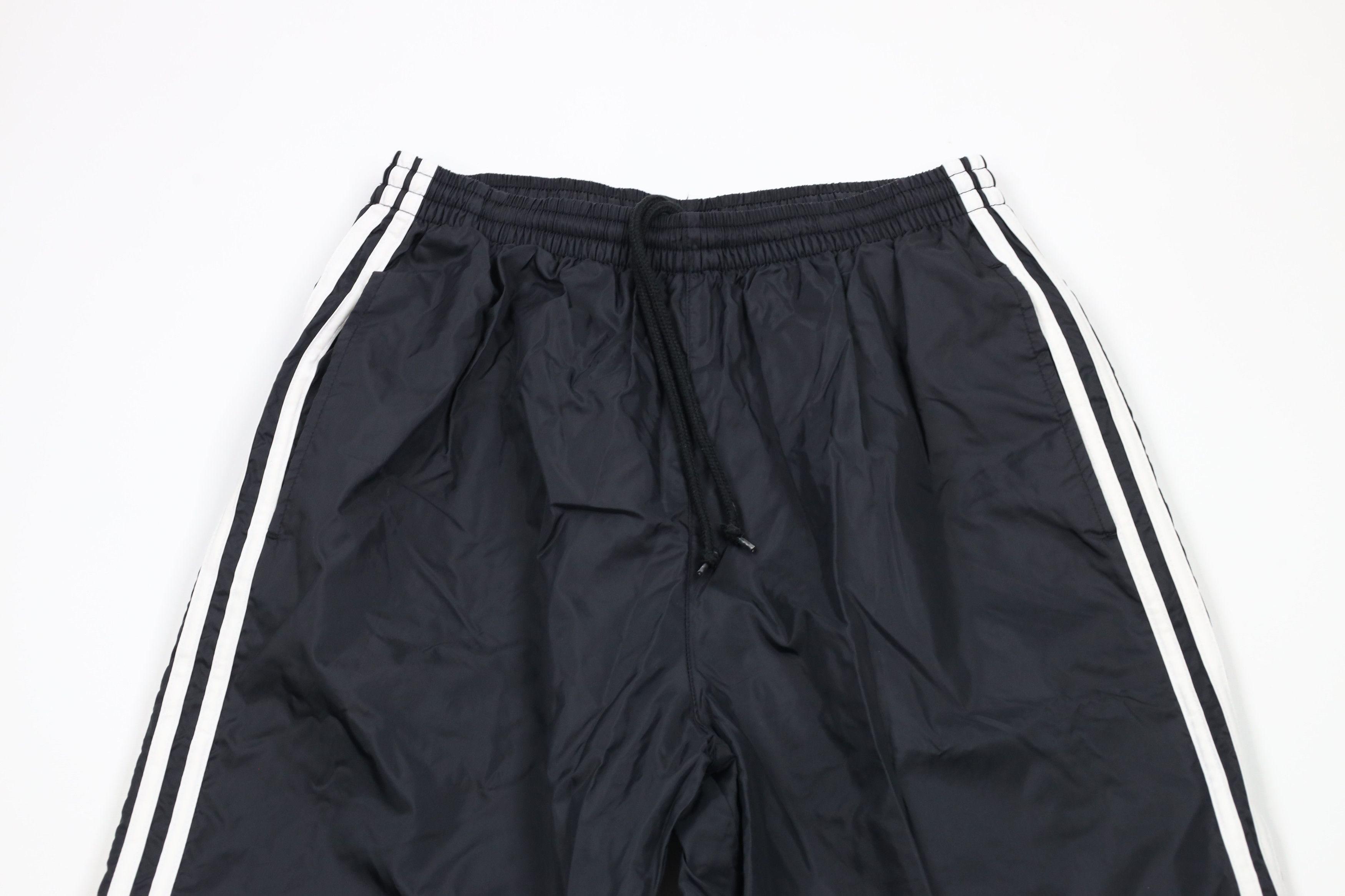 Adidas × Vintage Vintage Y2K 2001 Adidas Lined Wide Leg Windbreaker Pants Size US 36 / EU 52 - 2 Thumbnail