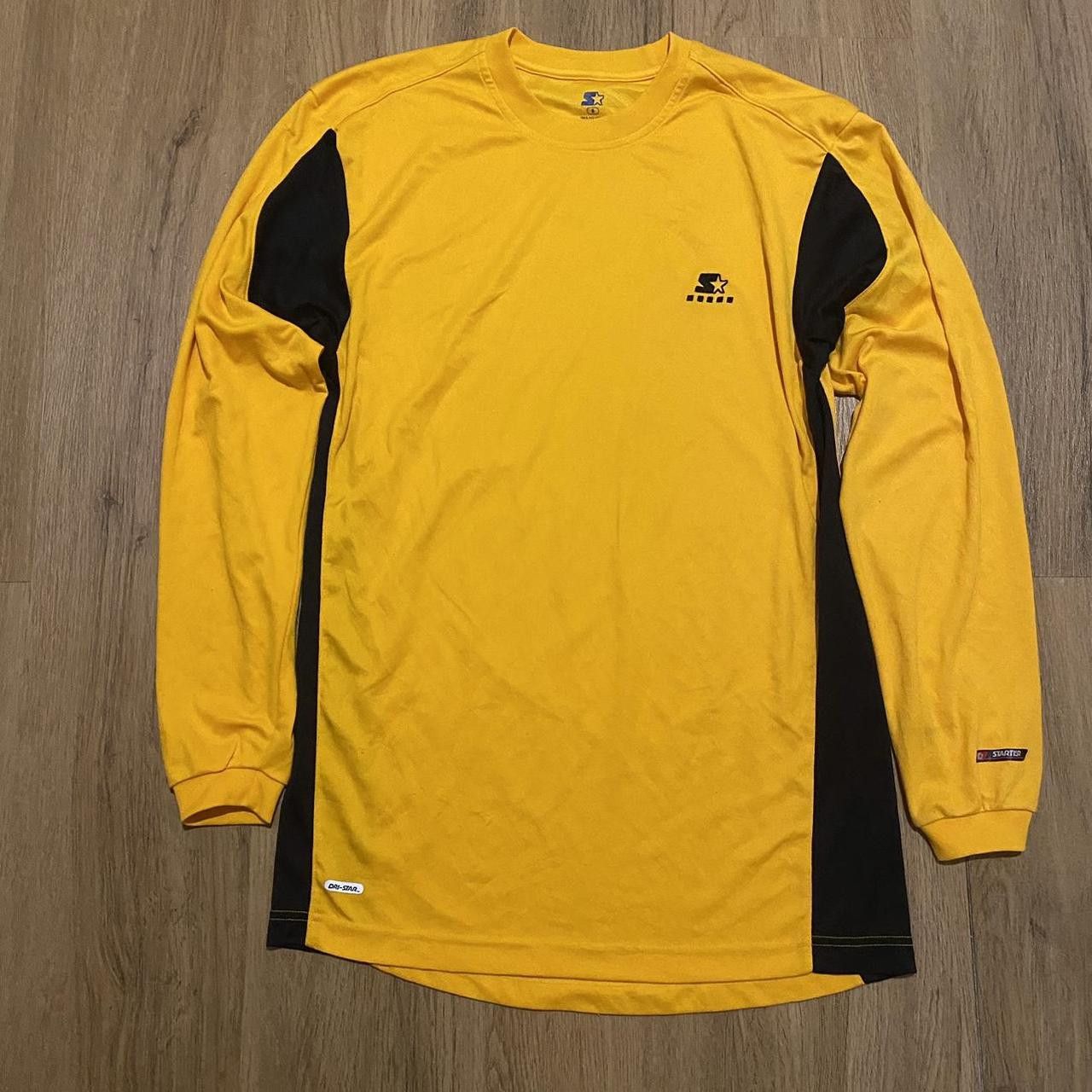Starter Yellow and black Starter long sleeve shirt Sportswear Size US S / EU 44-46 / 1 - 2 Thumbnail