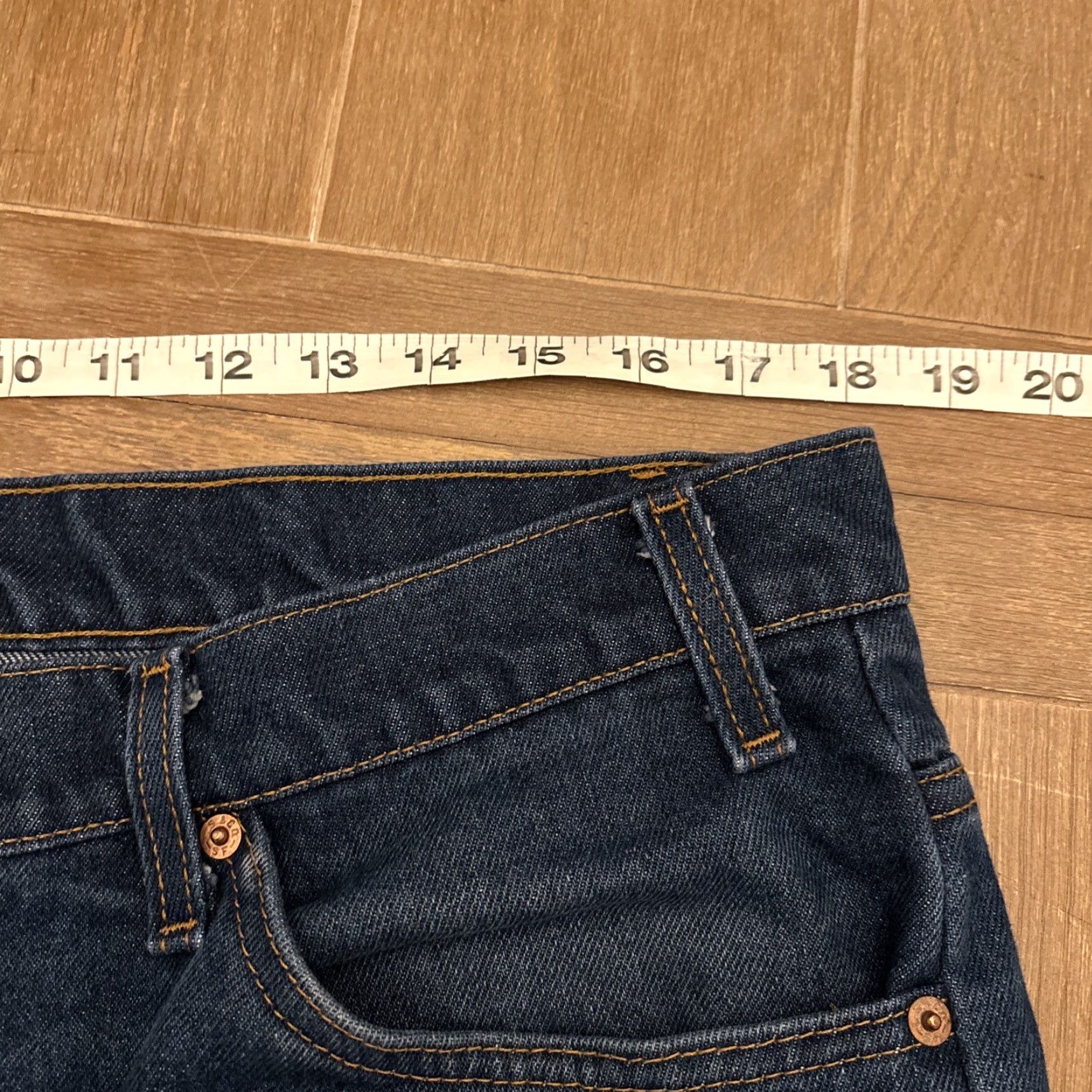 Levi's VINTAGE Levi's 575 Jeans 36x22 Blue Straight Mens Size US 36 / EU 52 - 2 Thumbnail