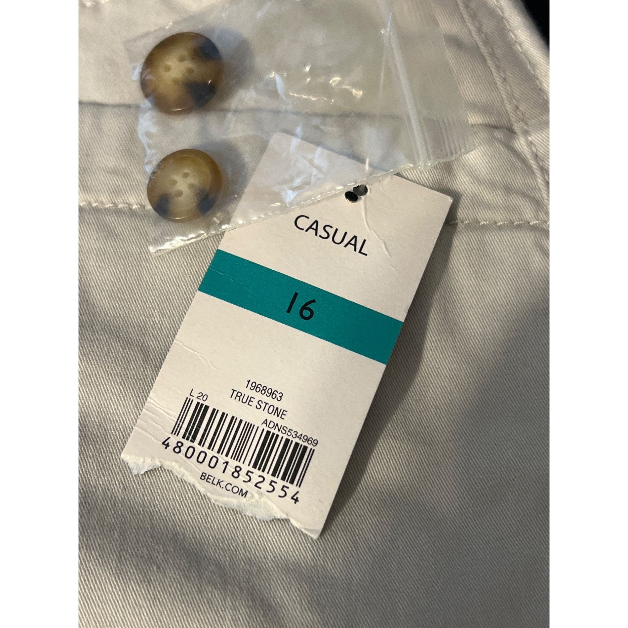 Other Kim Rogers Casual Bermuda Shorts True Stone Khaki Beige Sits Size 38" / US 16 / IT 52 - 5 Thumbnail