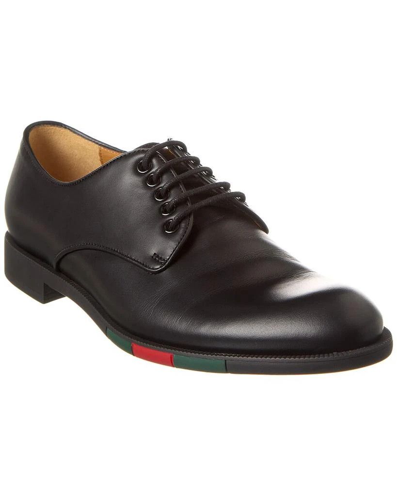 Gucci o1mt1gz0325 Rothan Oxford Shoes in Nero Size US 5.5 / EU 38 - 1 Thumbnail
