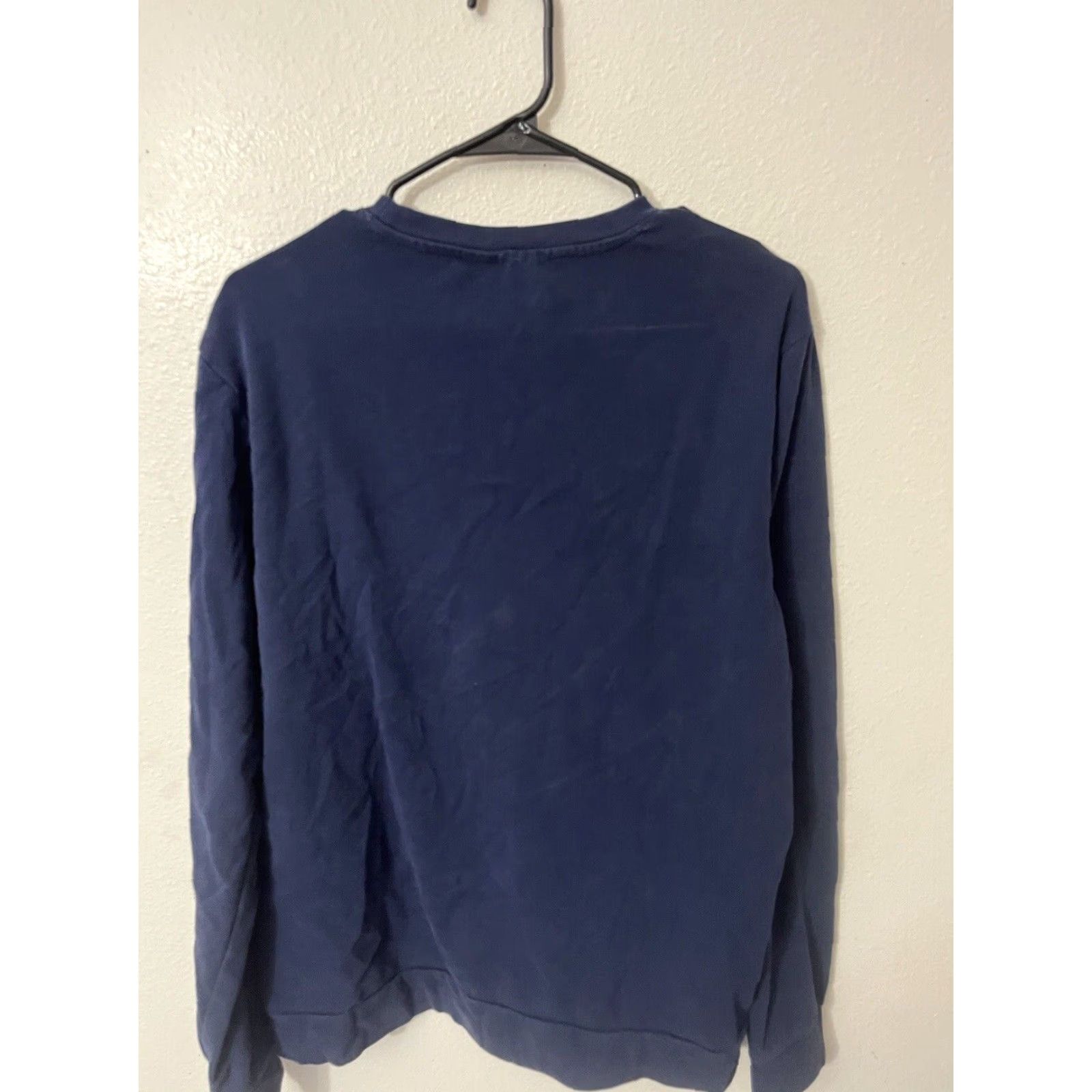Fila VINTAGE FILA Sweatshirt Men Large L Long Sleeve Crew Neck Navy Blue Logo Casual Sports Pullover Size US L / EU 52-54 / 3 - 3 Thumbnail