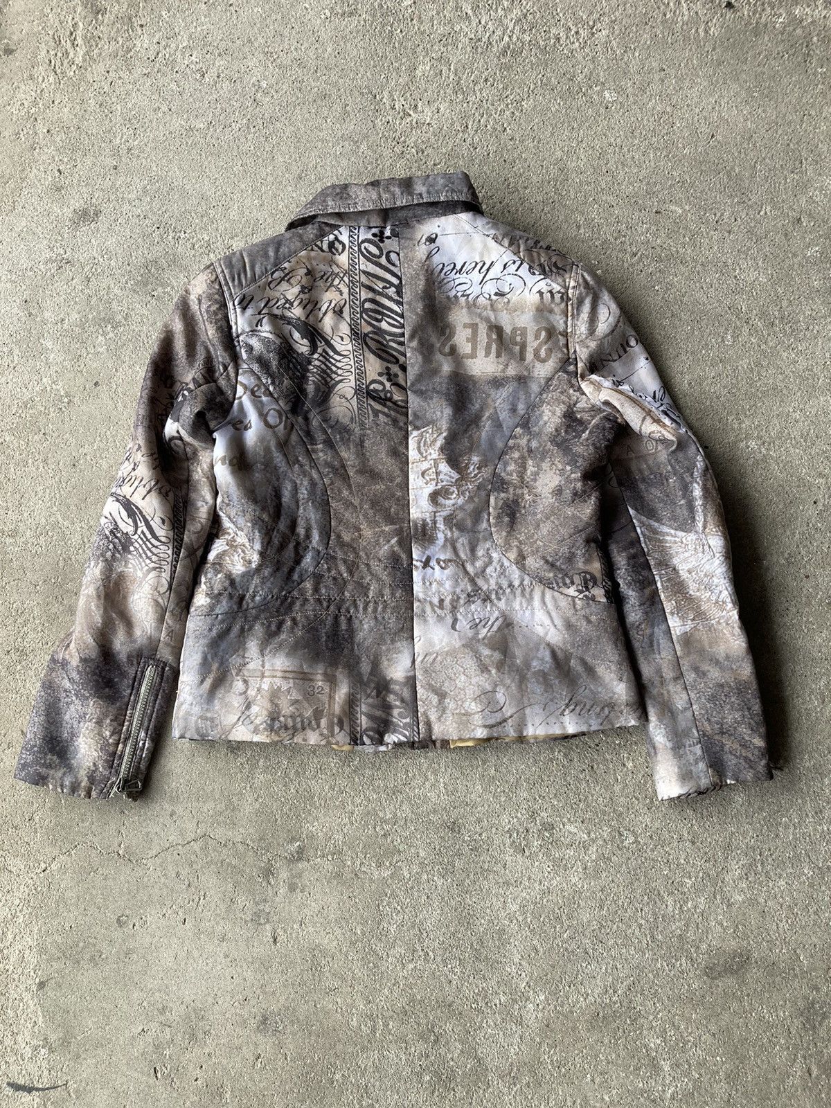 Vintage Avant Garde Overprinted Vintage Grunge Jacket Size M / US 6-8 / IT 42-44 - 5 Thumbnail