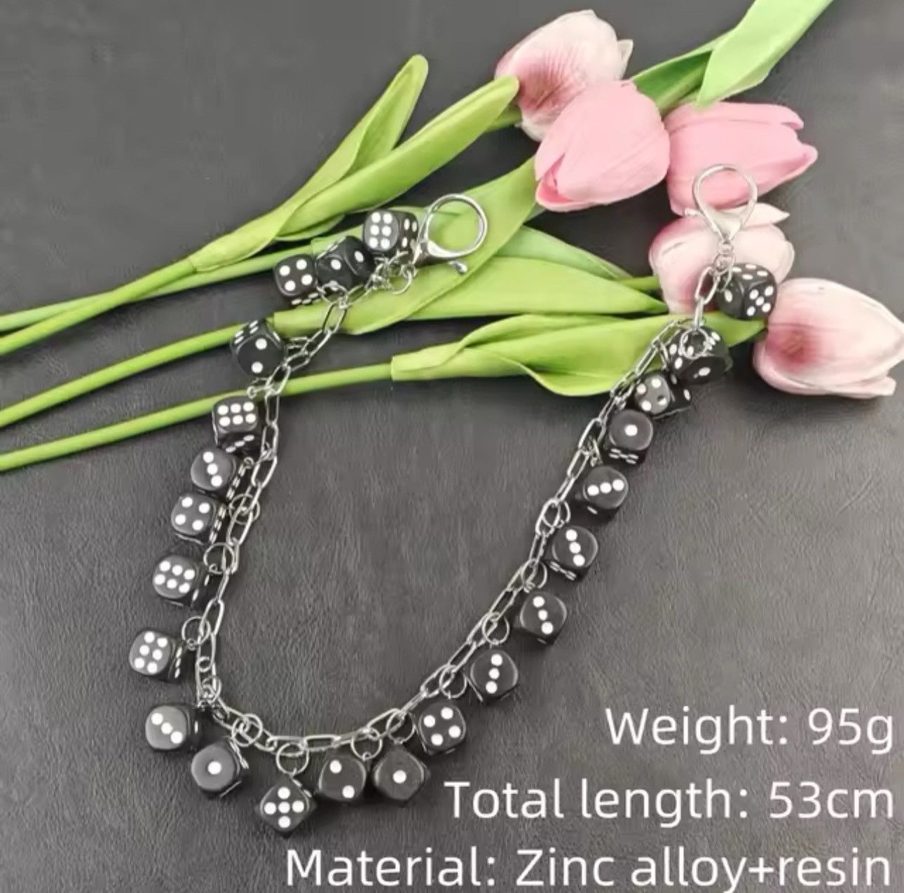 Jewelry Lucky Dice Pants Chain Size ONE SIZE - 3 Thumbnail