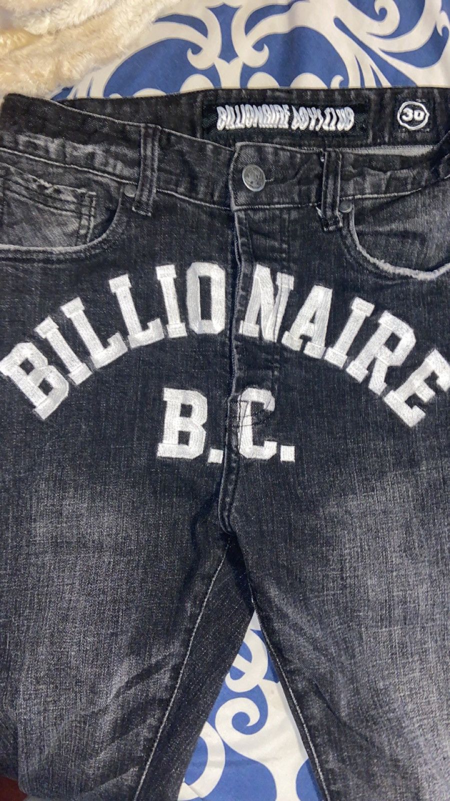 Image of Billionaire Boys Club Jeans in Black, Men's (Size 30)