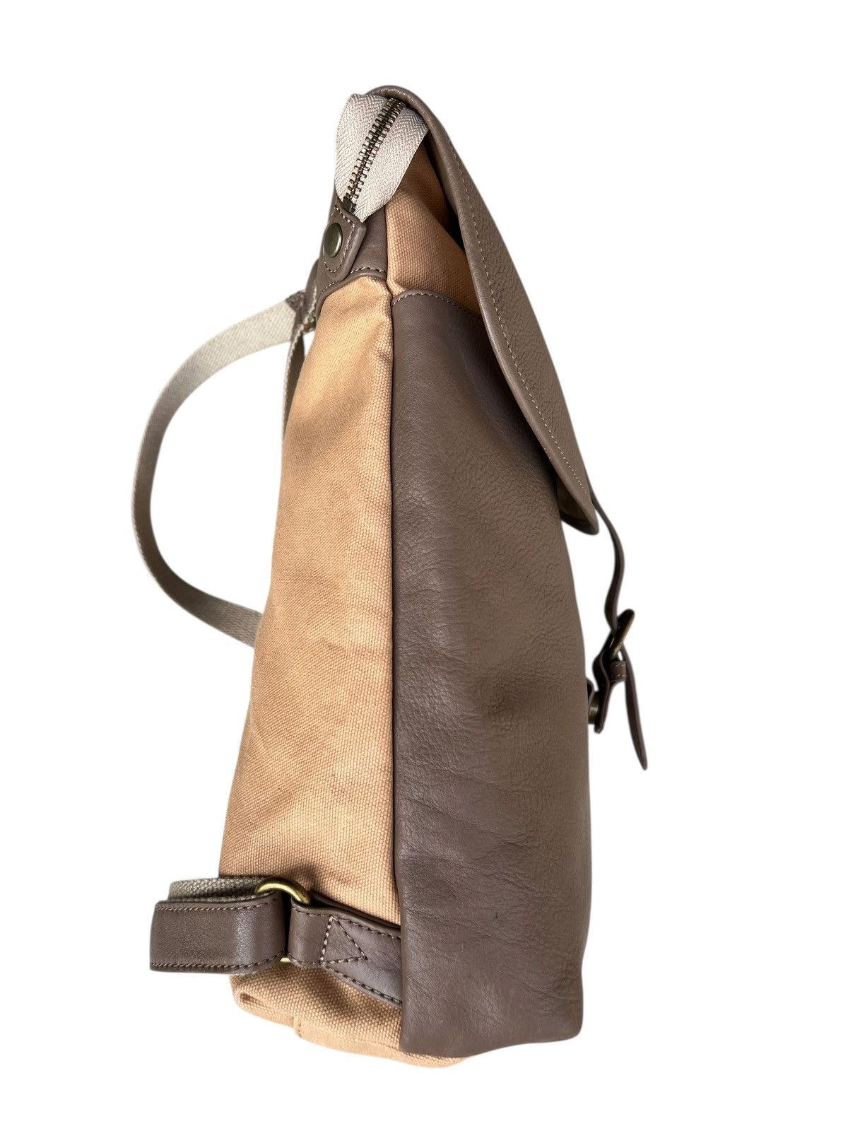 Leather Faucon Hawk Company Japan Leather Hybrid Backpack Size ONE SIZE - 16 Thumbnail