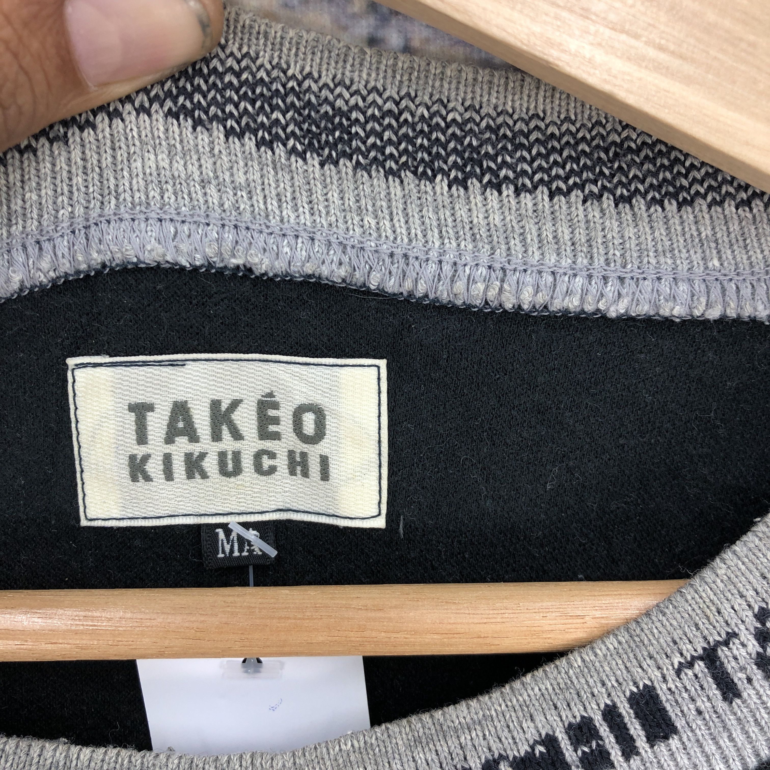 Japanese Brand × Takeo Kikuchi × Vintage Vintage Takeo Kikuchi Sweater Sweatshirt Jumper Size US L / EU 52-54 / 3 - 5 Thumbnail