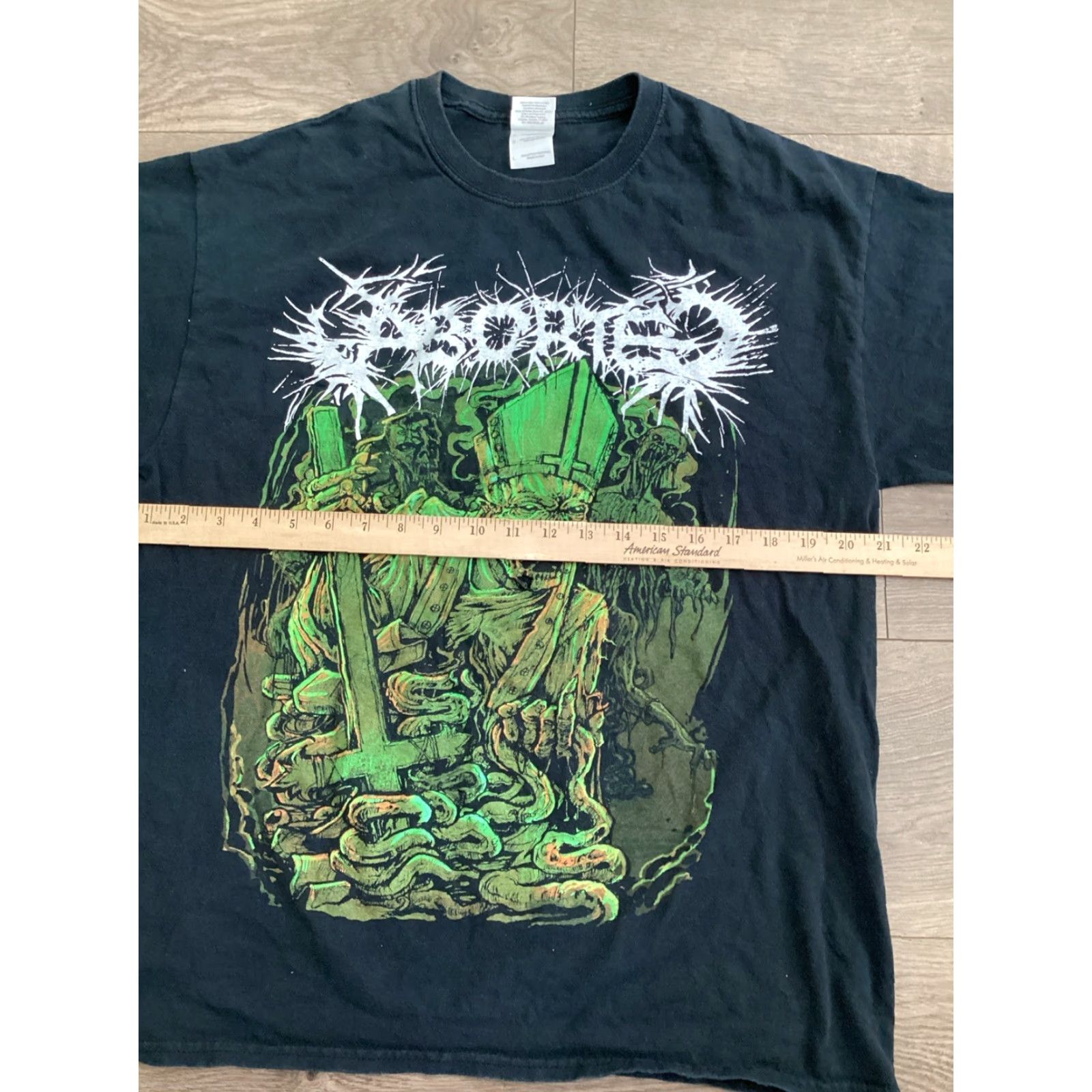 Vintage VINTAGE Rock Band Shirt T-Shirt 2014 Mens L Black Cotton Crew Neck Short Sleeve Graphic Print Aerosmith 90s Theme Size US L / EU 52-54 / 3 - 5 Thumbnail