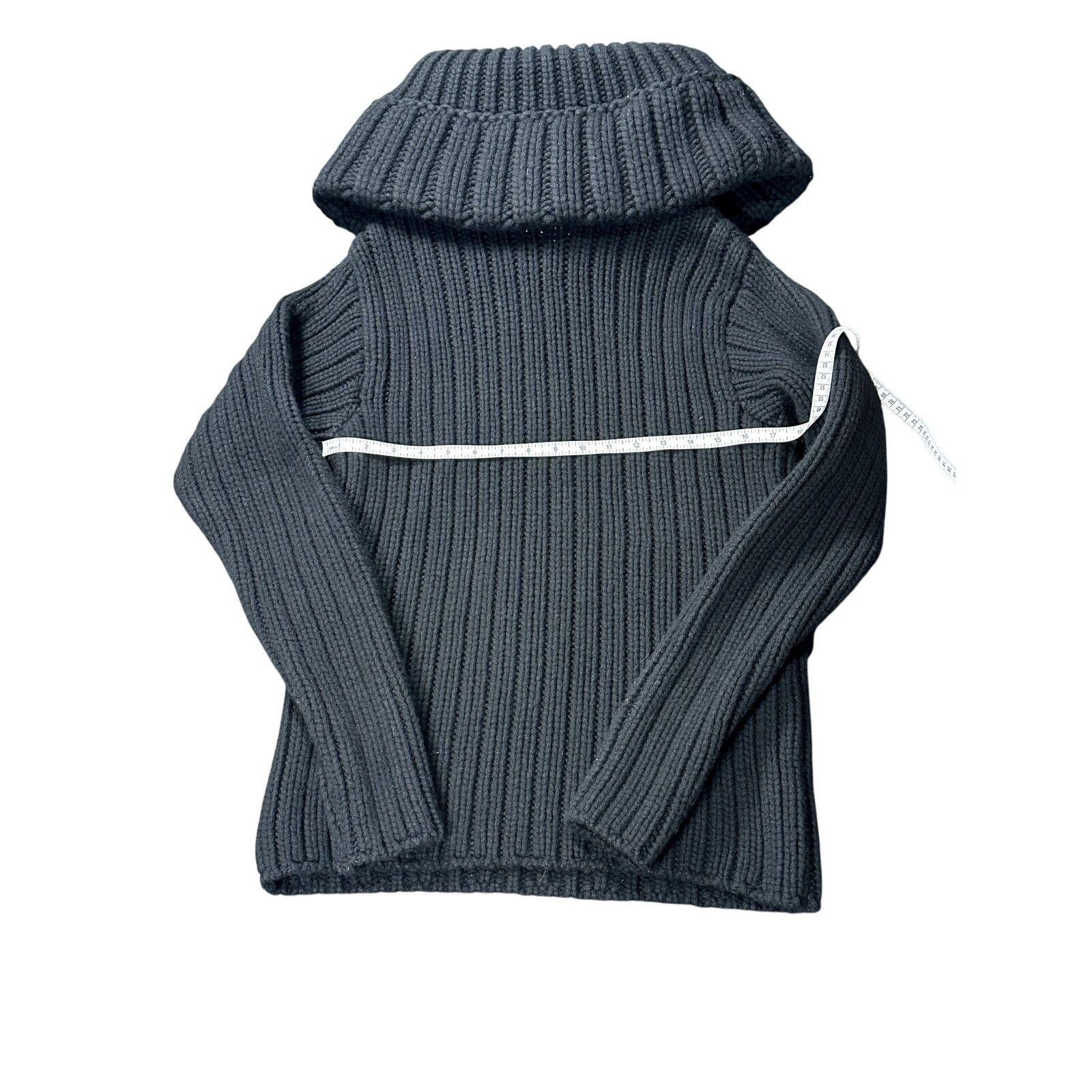 Alexander McQueen Alexander McQueen Black Cowl Neck Sweater Size XL NWT Size XL / US 12-14 / IT 48-50 - 4 Thumbnail