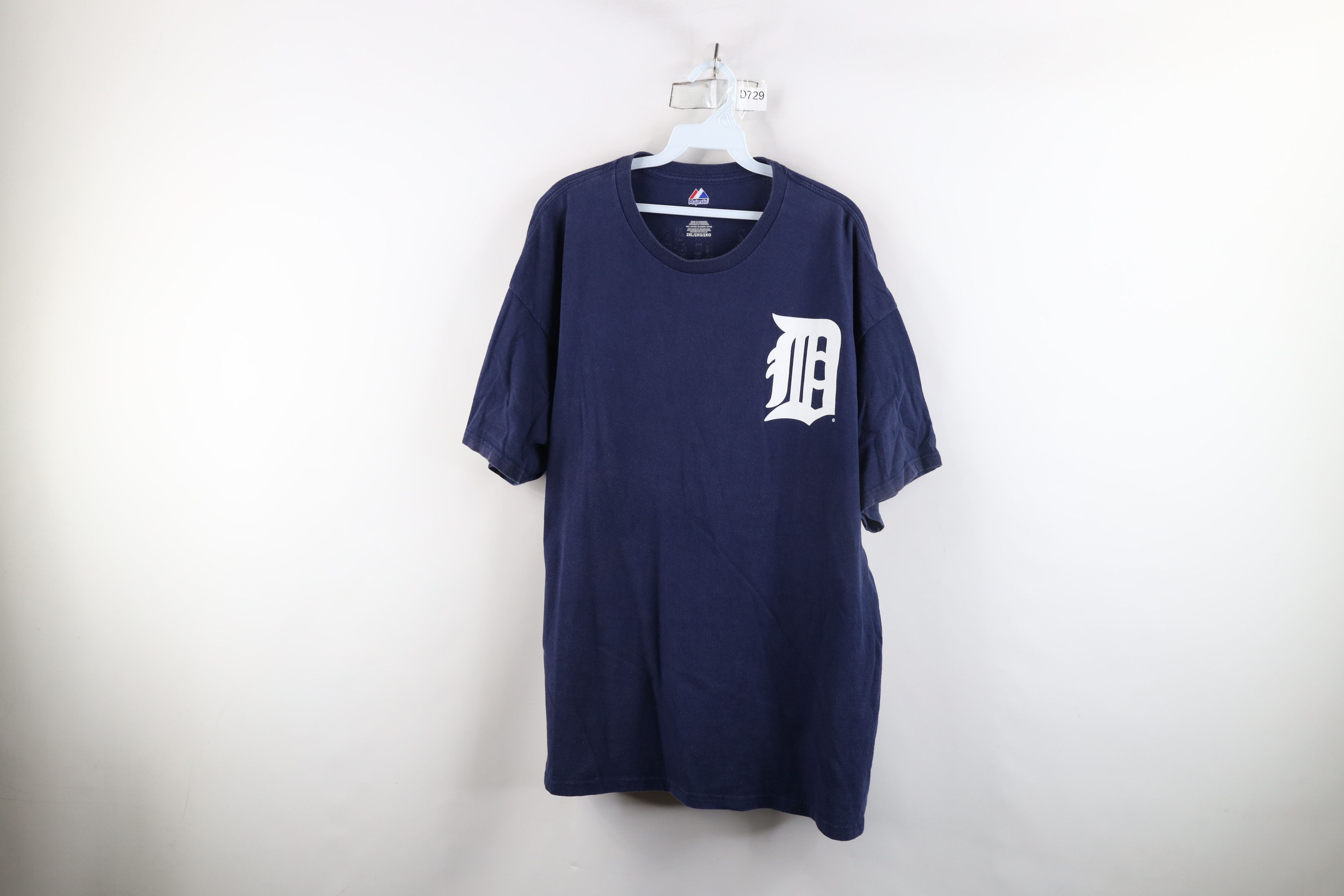 Majestic × Vintage Vintage Majestic Verlander Tigers Baseball Jersey Shirt Size US XXL / EU 58 / 5 - 1 Thumbnail