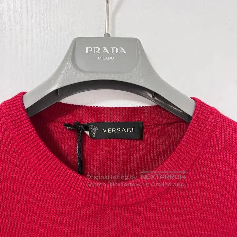 Versace Versace Long Sleeve Cotton Blend Sweater . Size US XS / EU 42 / 0 - 2 Thumbnail