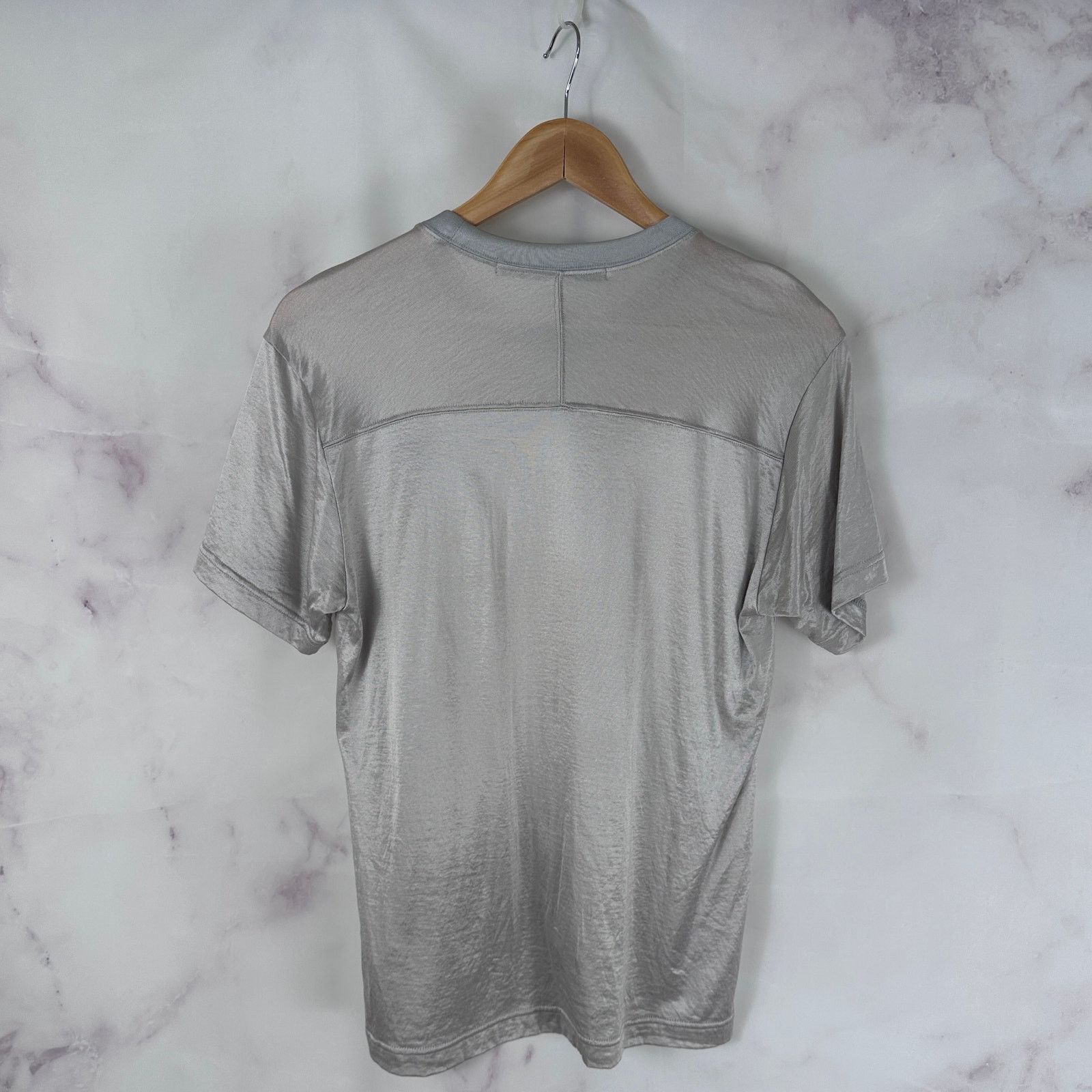 JOHN LAWRENCE SULLIVAN Silver Jersey Shirt Size US S / EU 44-46 / 1 - 6 Thumbnail