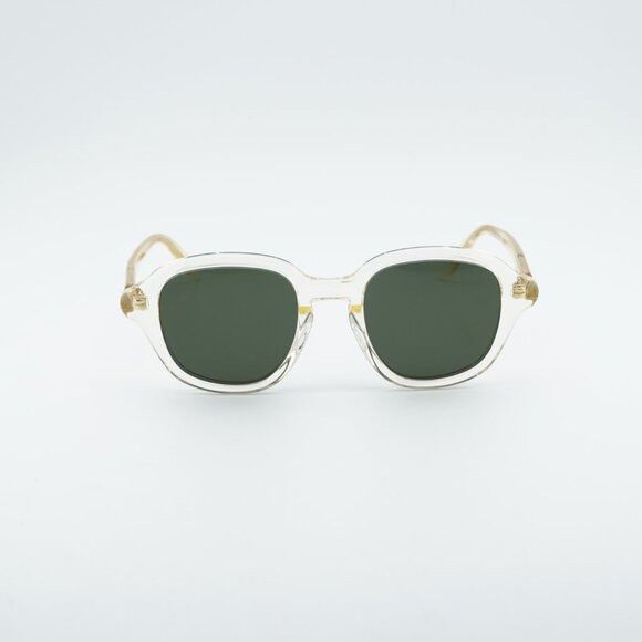 Loewe Loewe LW40163I 57N Sunglasses Transparent Yellow Square Size ONE SIZE - 2 Thumbnail