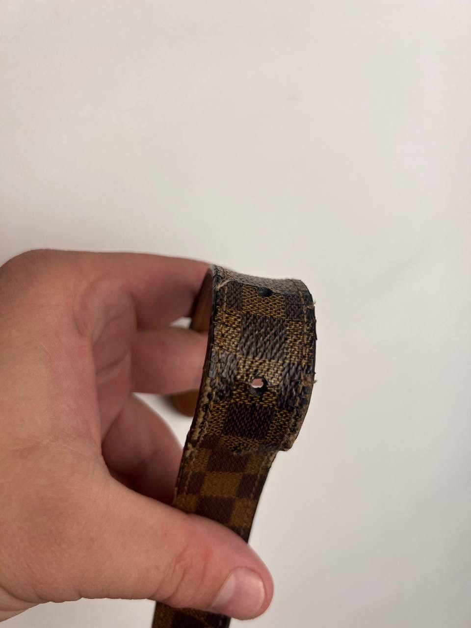 Louis Vuitton Louis Vuitton Damier Ebene Mini 25 MM Belt Size ONE SIZE - 10 Thumbnail