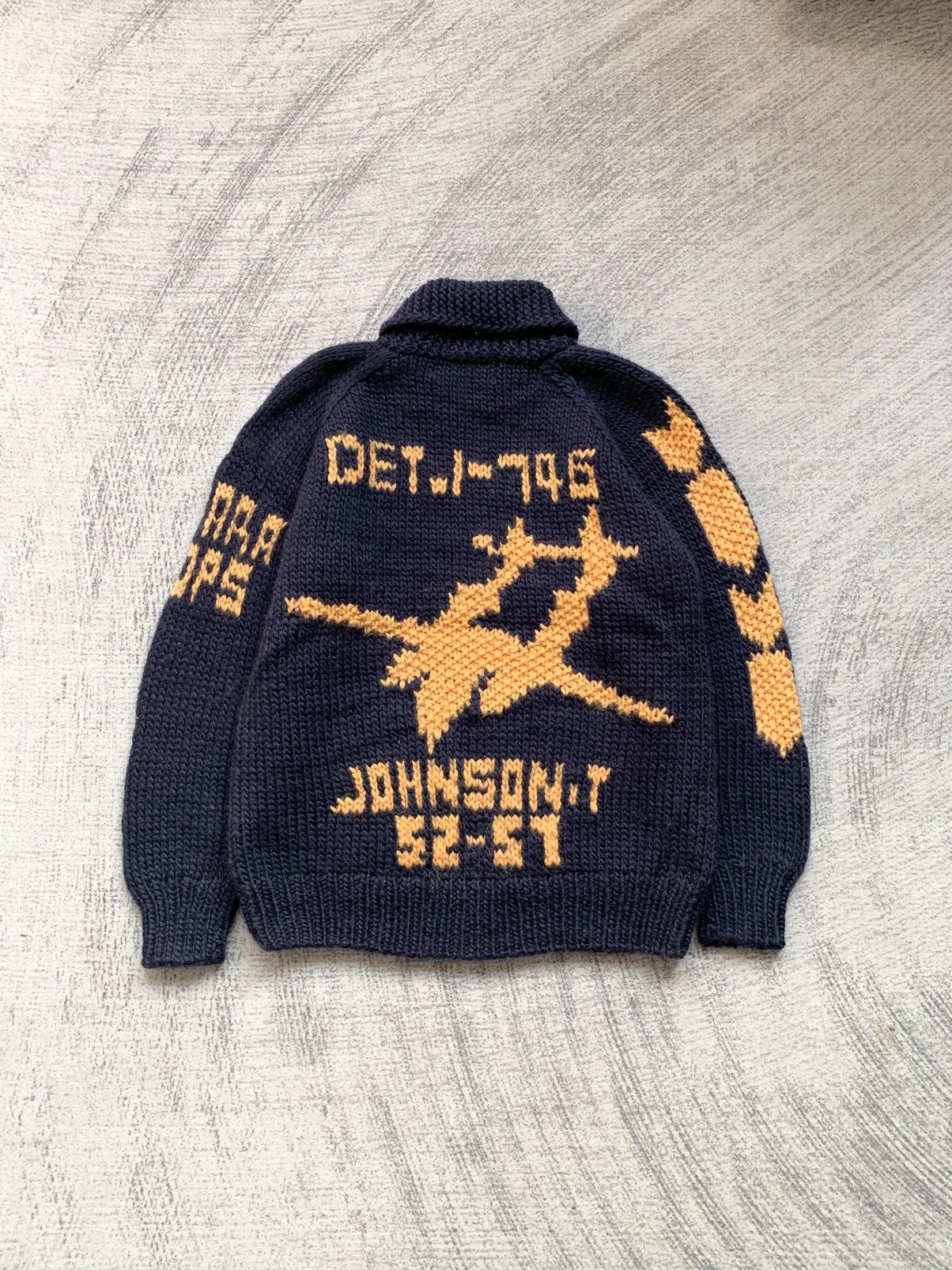 Vintage Vintage U.S Para Troopers Mens Knit Sweater Size US M / EU 48-50 / 2 - 2 Thumbnail