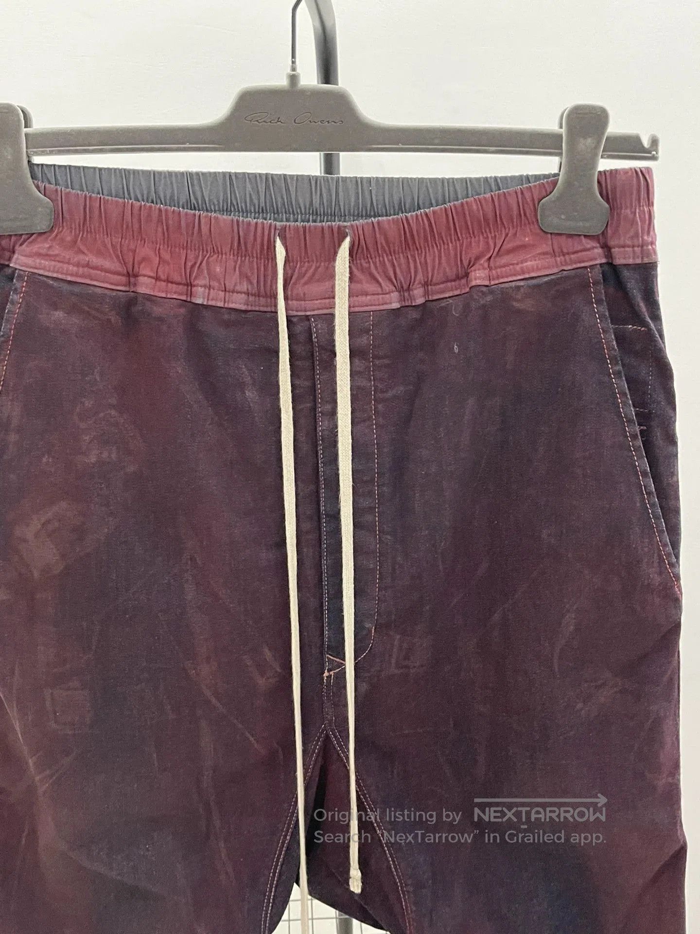 Rick Owens rick owens coated denim pants in grape purple. Size US 27 - 2 Thumbnail