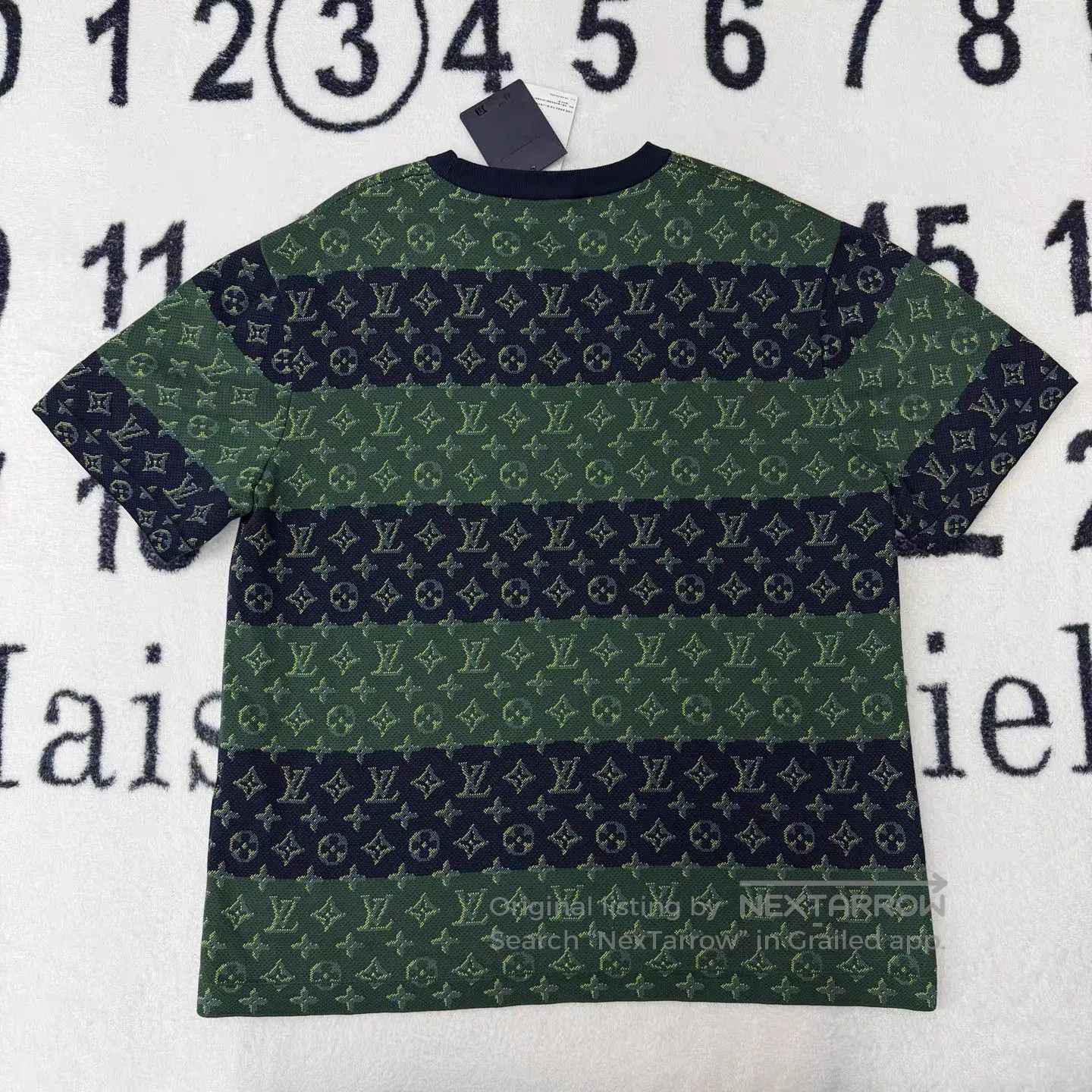 Louis Vuitton Green Striped Pattern Short. Size US XXL / EU 58 / 5 - 2 Thumbnail