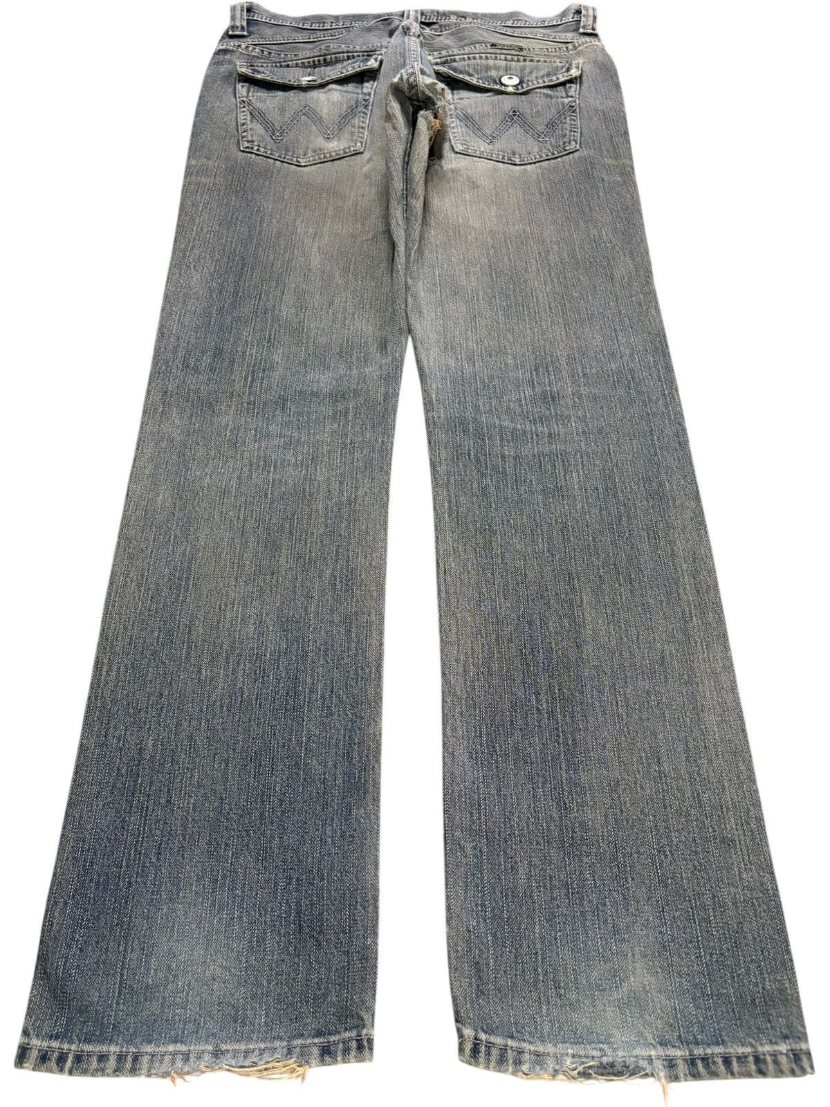 Wrangler Vintage Wrangler Mud Wash Distressed Jeans Size US 32 / EU 48 - 2 Thumbnail