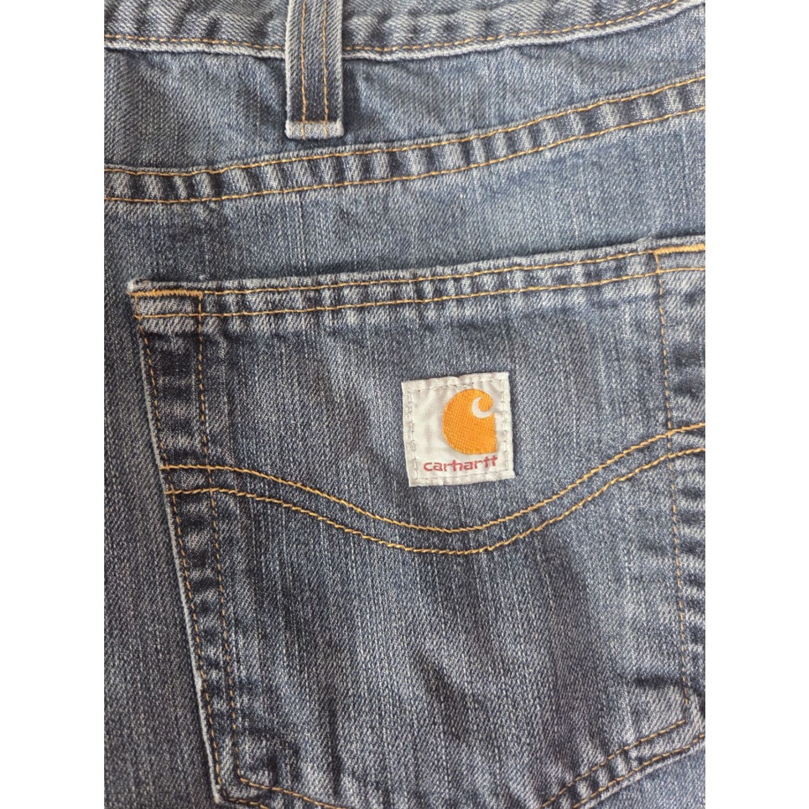 Carhartt Carhartt Jeans Mens 42x30 Blue Relaxed Fit Denim Workwear Jeans Regular Blue Size US 42 / EU 58 - 5 Thumbnail