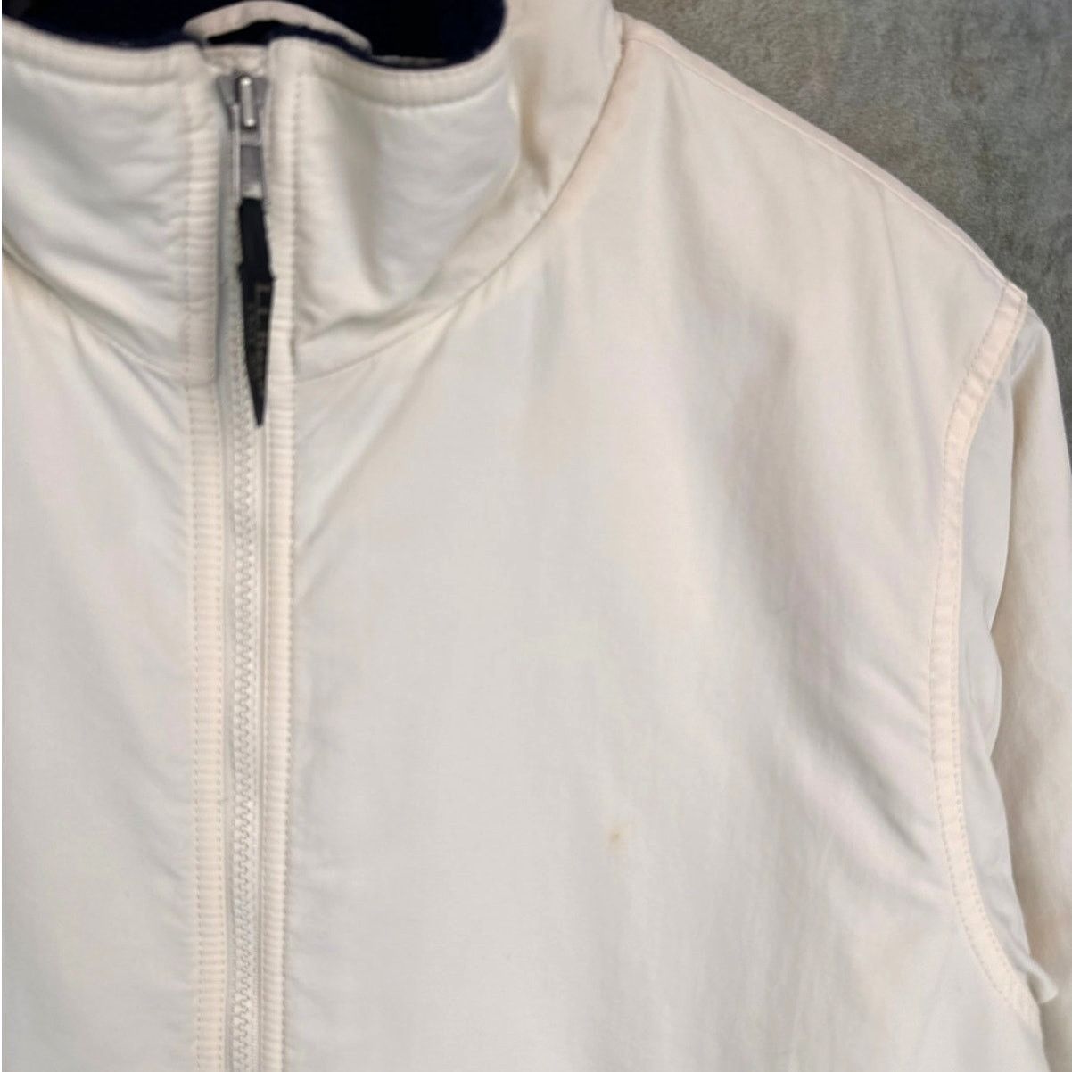 L.L. Bean × Vintage VTG 90s LL Bean Full Zip Jacket Womans Sz L White Size L / US 10 / IT 46 - 7 Thumbnail