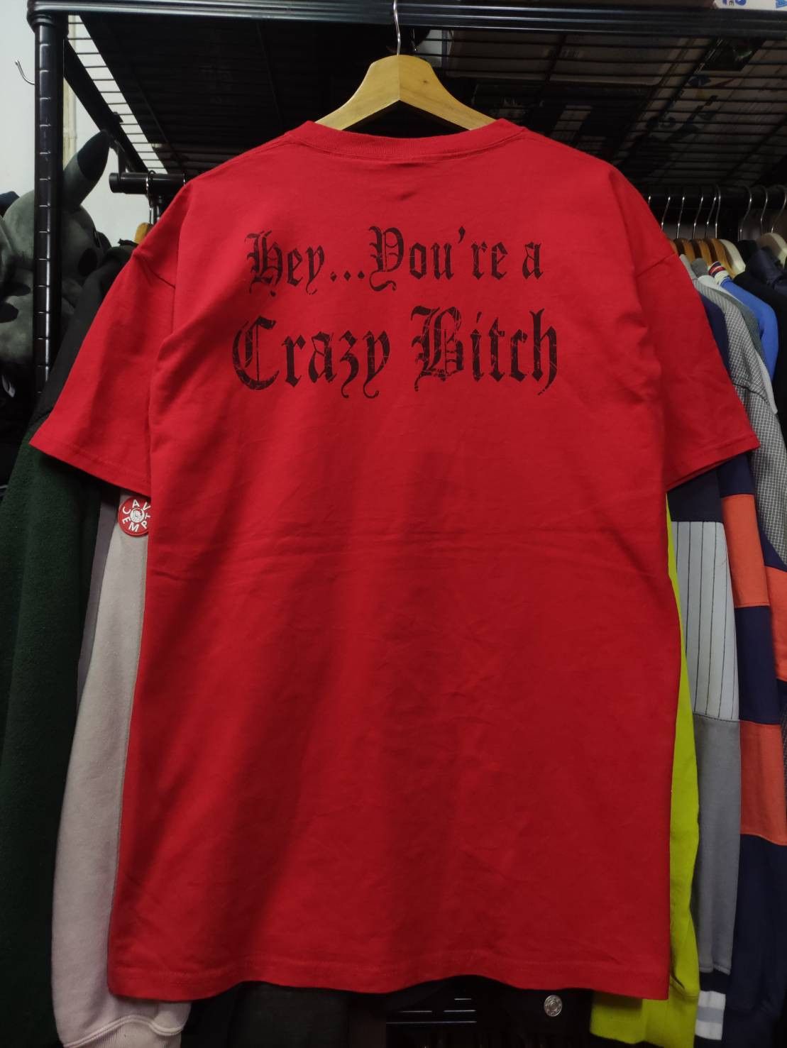 Band Tees Vtg 00's Buckcherry Band " Hey U R Crazy Bit*h " T-Shirt Size US XL / EU 56 / 4 - 2 Thumbnail